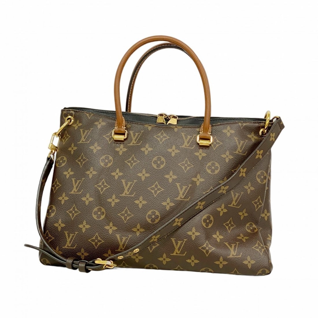 Louis Vuitton Monogram Pallas Handbag M41064 Noir 2-way bag for women: --- Catalog ---Category: SizeSize (HxWxD): 26cm x 34cm x 12.5cm / 10.23'' x 13.38'' x 4.92''Category: DesignType: HandbagColor: NoirGender: WomenCategory: GeneralMPN: M41064Brand: Louis Vuitton--- Ite