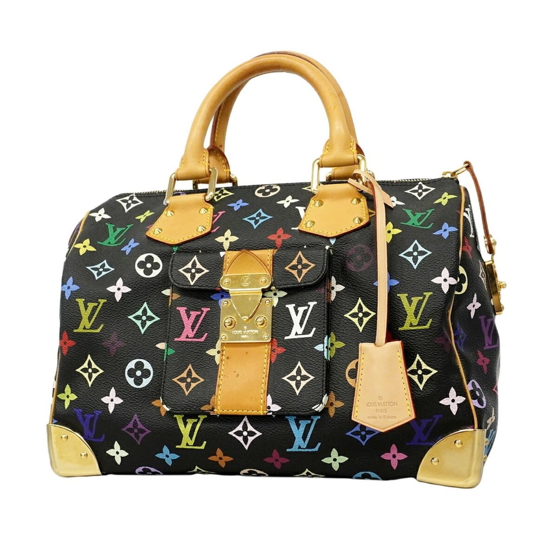 Louis Vuitton Monogram Multicolor Speedy 30 Handbag M92642 Noir (Women's): --- Catalog ---Category: SizeSize (HxWxD): 22cm x 30.5cm x 18cm / 8.66'' x 12'' x 7.08''Category: DesignType: HandbagColor: NoirGender: WomenCategory: GeneralMPN: M92642Brand: Louis Vuitton--- Item Li