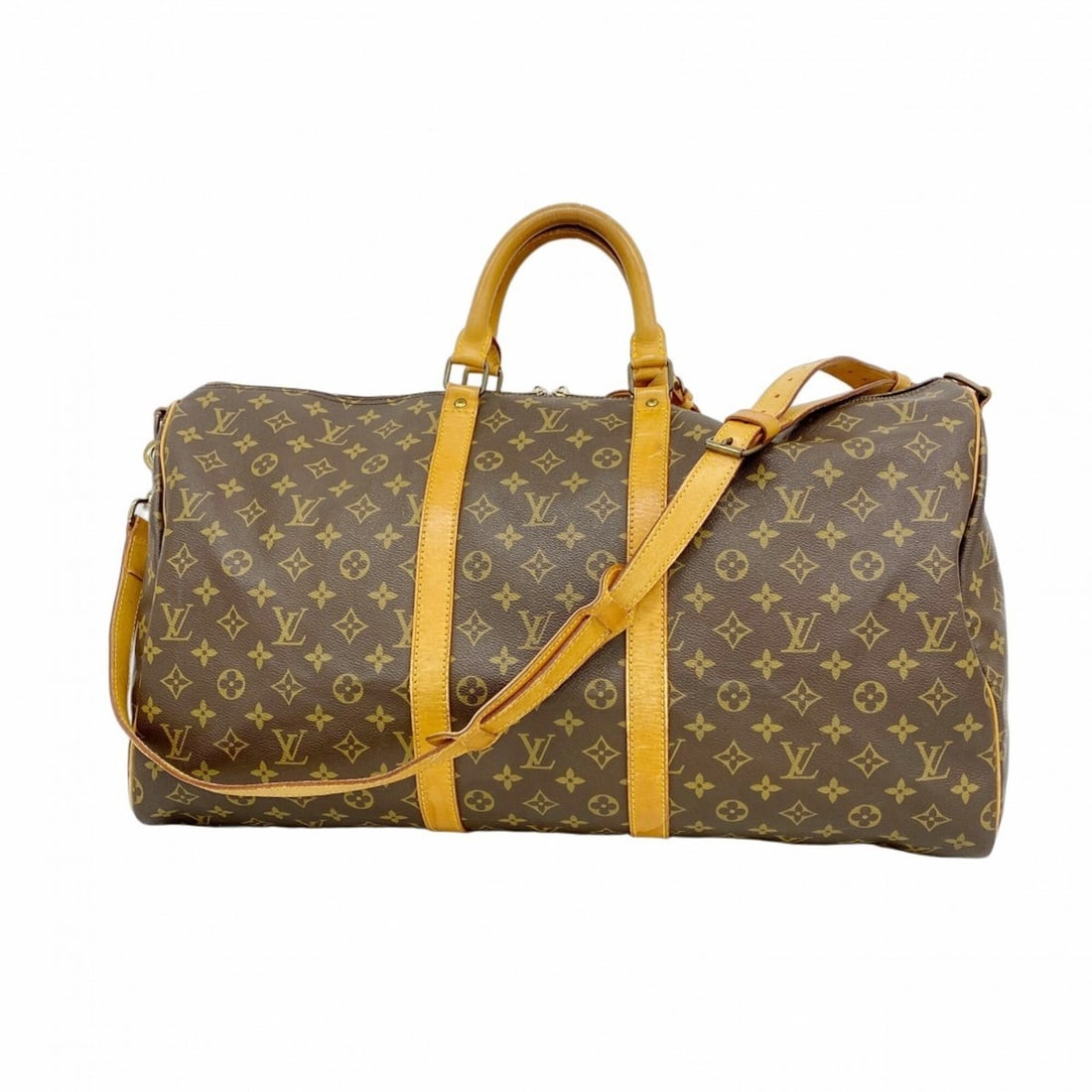 Louis Vuitton Bags - Boston Monogram Keepall Bandoulière 55 M41414 Brown Men's & Women's: --- Catalog ---Category: SizeSize (HxWxD): 31cm x 57cm x 25cm / 12.2'' x 22.44'' x 9.84''Category: DesignType: Boston bagColor: BrownGender: Men,WomenCategory: GeneralMPN: M41414Brand: Louis Vuitton--