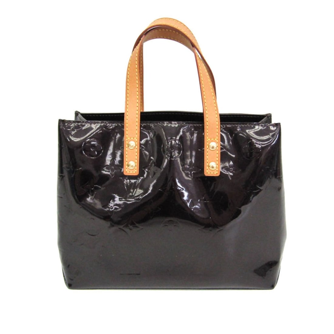 Louis Vuitton Monogram Vernis Reade PM M91993 Women's Handbag Amarante: --- Catalog ---Category: SizeSize (HxWxD): 18cm x 22cm x 10cm / 7.08'' x 8.66'' x 3.93''Handle Length: 28cm / 11.02''Category: DesignType: HandbagColor: AmaranteGender: WomenClosure: OpenMaterial: Mon