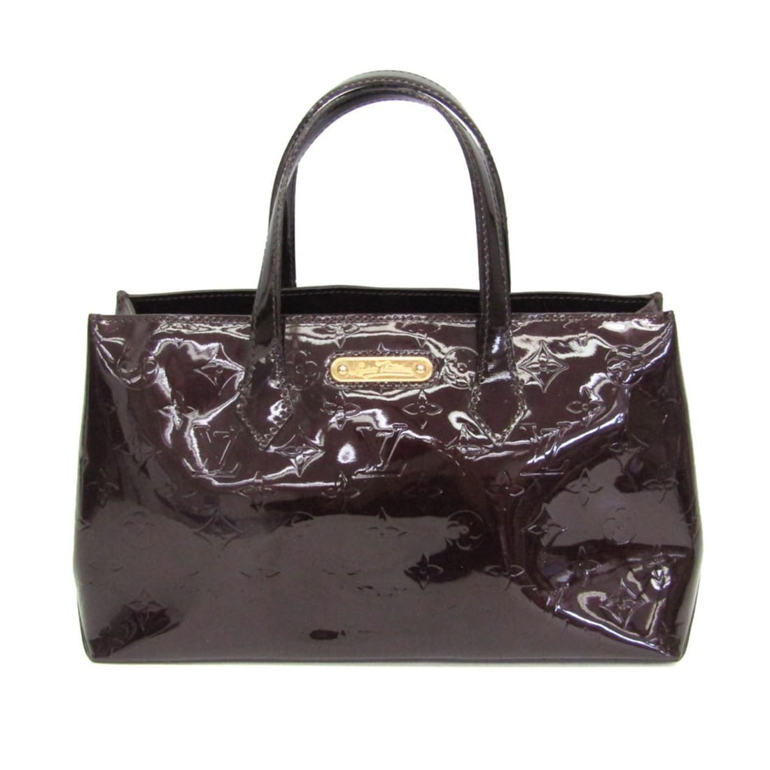 Louis Vuitton Monogram Vernis Wilshire PM M93641 Women's Handbag Amarante: --- Catalog ---Category: SizeSize (HxWxD): 18cm x 30cm x 11cm / 7.08'' x 11.81'' x 4.33''Handle Length: 34cm / 13.38''Category: DesignType: HandbagColor: AmaranteGender: WomenClosure: HookMaterial: Mo
