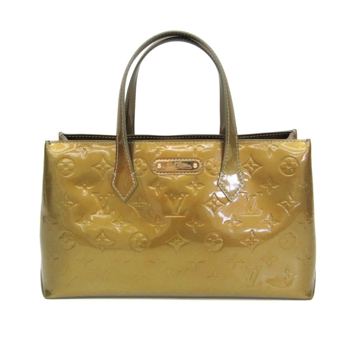 Louis Vuitton Monogram Vernis Wilshire PM M91627 Women's Handbag Gris Art Deco: --- Catalog ---Category: SizeHandle Drop: 11.00cm / 4.33''Size (HxWxD): 17cm x 30cm x 11cm / 6.69'' x 11.81'' x 4.33''Handle Length: 34cm / 13.38''Category: DesignType: HandbagColor: Gris Art DecoGend