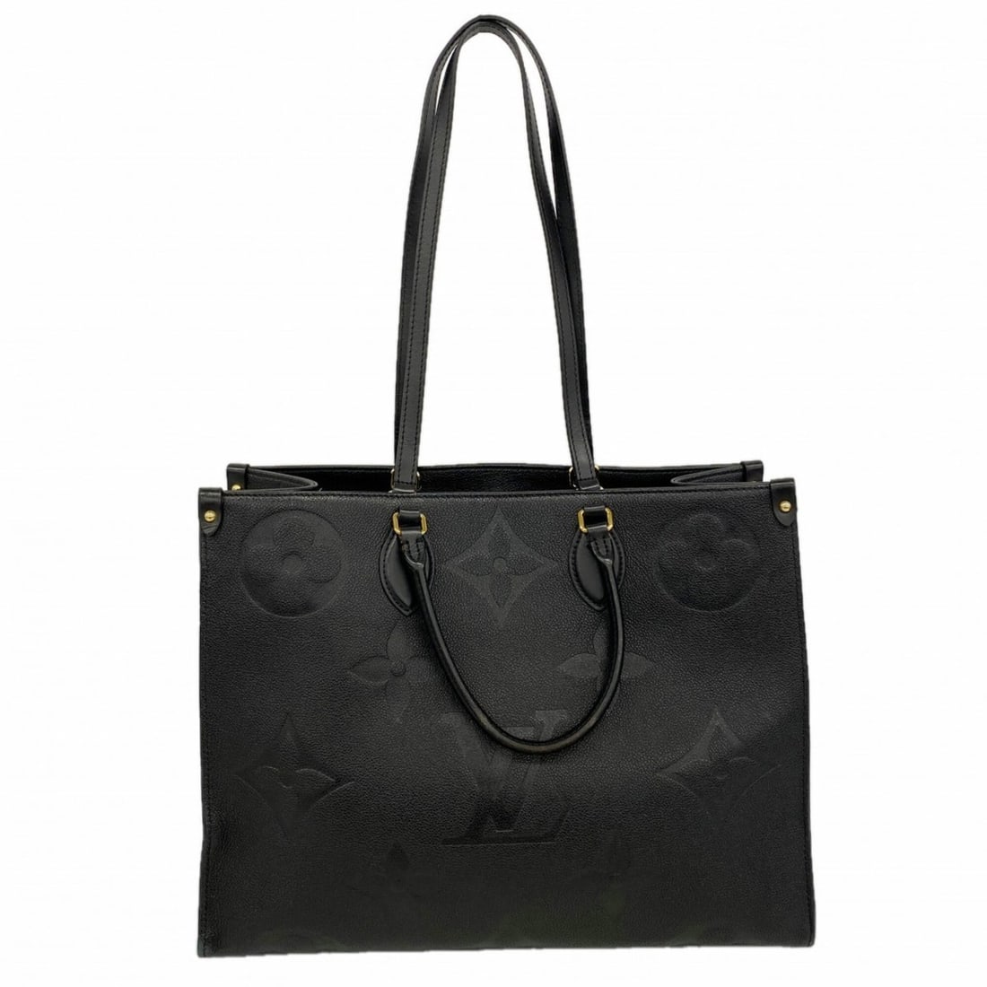 Louis Vuitton Monogram Empreinte OnTheGo GM Tote Bag M44925 Noir (Black) 2-way bag for women: --- Catalog ---Category: SizeSize (HxWxD): 32cm x 41cm x 17.5cm / 12.59'' x 16.14'' x 6.88''Category: DesignType: Tote bagColor: NoirGender: WomenCategory: GeneralMPN: M44925Brand: Louis Vuitton--- It