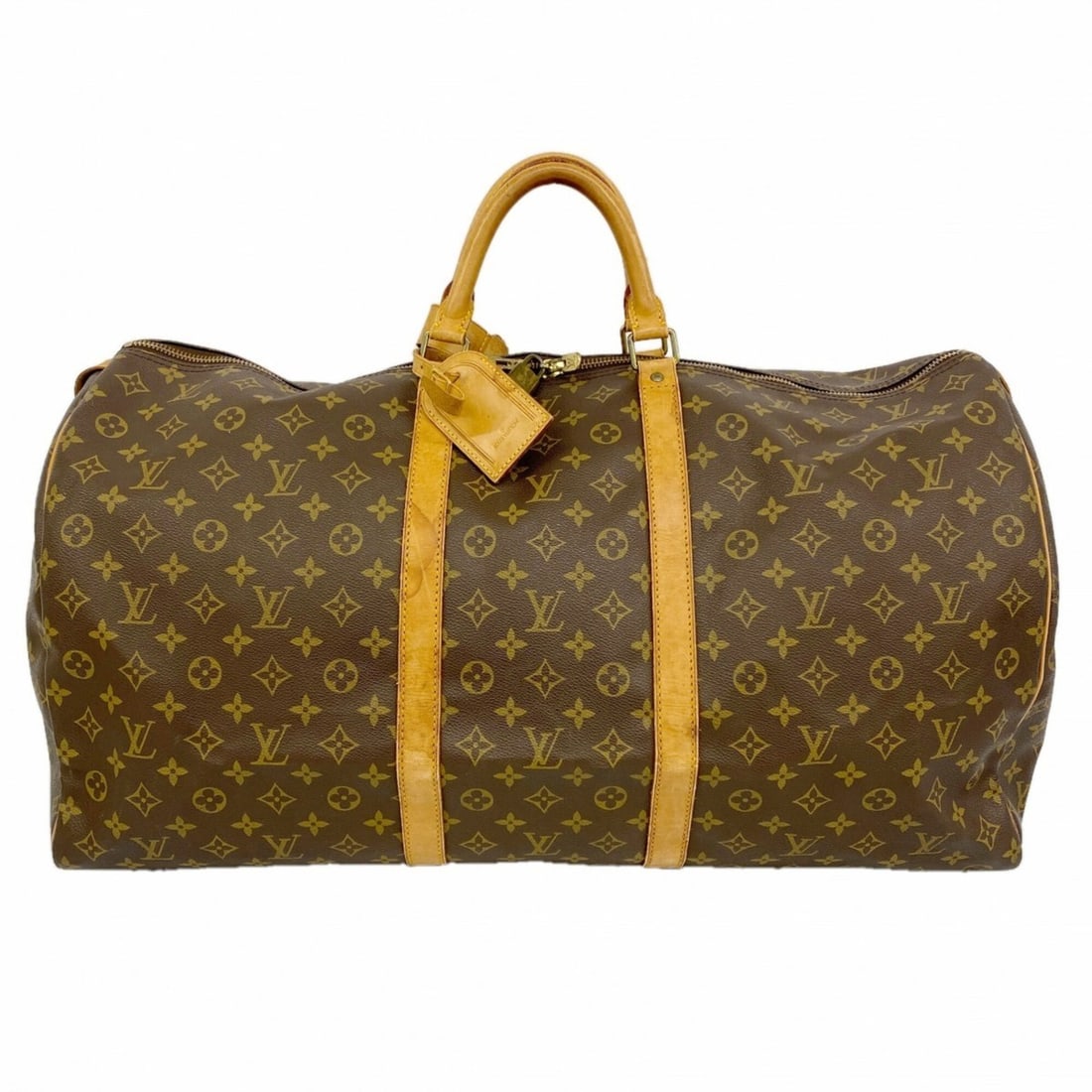 Louis Vuitton Bags - Boston Monogram Keepall 60 M41422 Brown Men's & Women's: --- Catalog ---Category: SizeSize (HxWxD): 33cm x 60cm x 27cm / 12.99'' x 23.62'' x 10.62''Category: DesignType: Boston bagColor: BrownGender: Men,WomenCategory: GeneralMPN: M41422Brand: Louis Vuitton