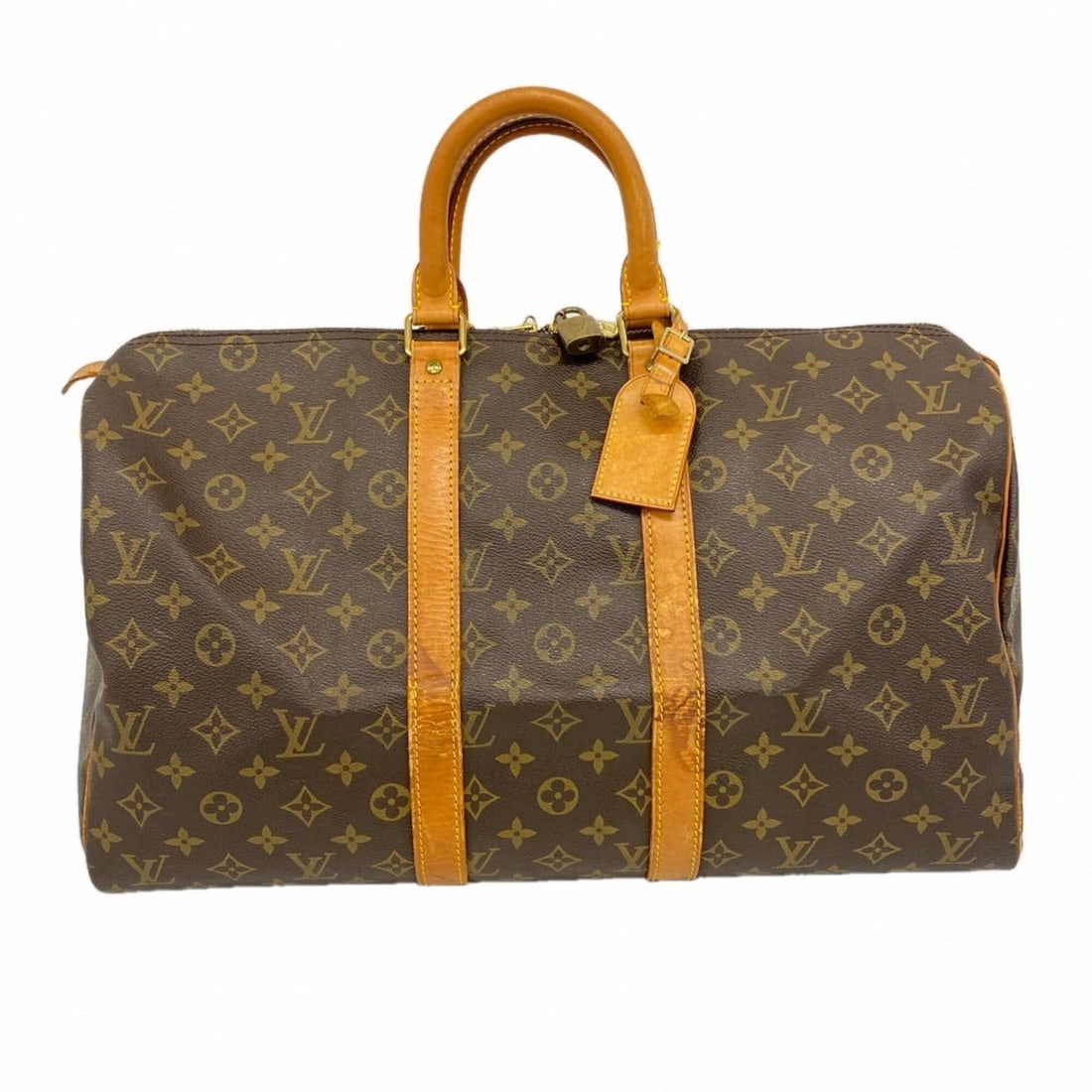 Louis Vuitton Bags - Boston Monogram Keepall 45 M41428 Brown Men's & Women's: --- Catalog ---Category: SizeSize (HxWxD): 27cm x 45cm x 20cm / 10.62'' x 17.71'' x 7.87''Category: DesignType: Boston bagColor: BrownGender: Men,WomenCategory: GeneralMPN: M41428Brand: Louis Vuitton-