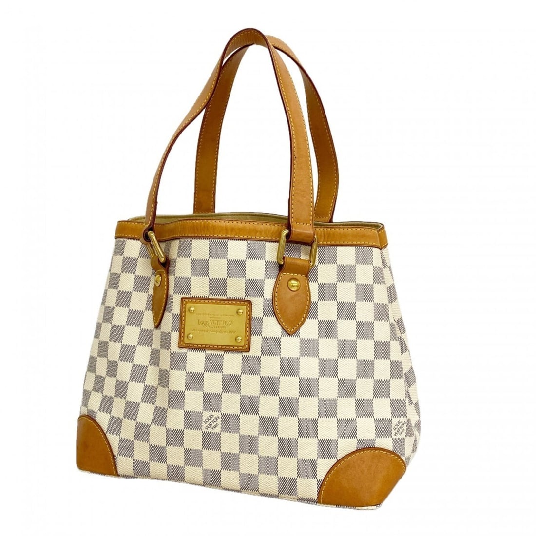 Louis Vuitton Damier Azur Hampstead PM Tote Bag N51207 White (Women's): --- Catalog ---Category: SizeSize (HxWxD): 24cm x 28cm x 18cm / 9.44'' x 11.02'' x 7.08''Category: DesignType: Tote bagColor: WhiteGender: WomenCategory: GeneralMPN: N51207Brand: Louis Vuitton--- Item