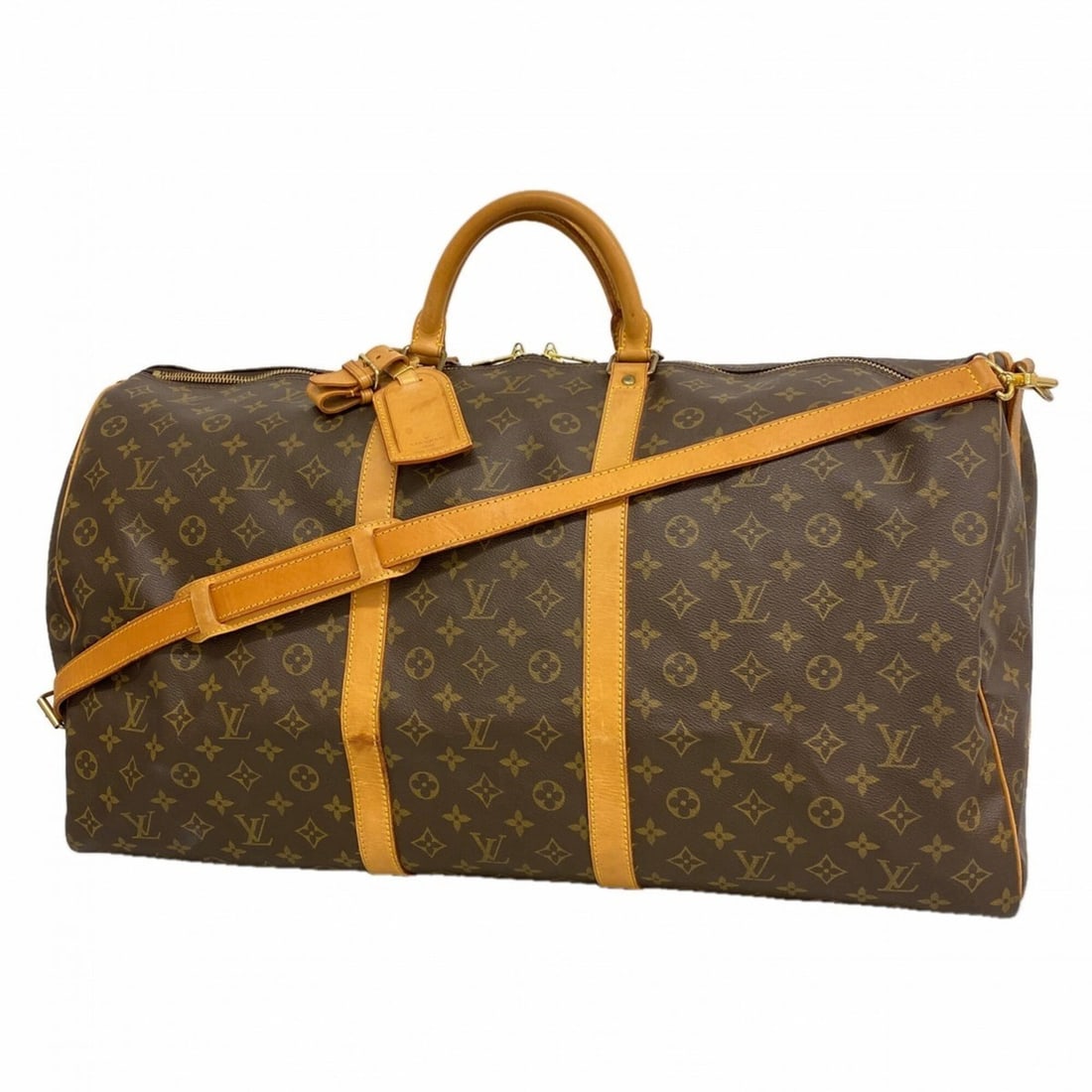 Louis Vuitton Bags - Boston Monogram Keepall Bandoulière 60 M41412 Brown Men's & Women's: --- Catalog ---Category: SizeSize (HxWxD): 34cm x 60cm x 27cm / 13.38'' x 23.62'' x 10.62''Category: DesignType: Boston bagColor: BrownGender: Men,WomenCategory: GeneralMPN: M41412Brand: Louis Vuitton