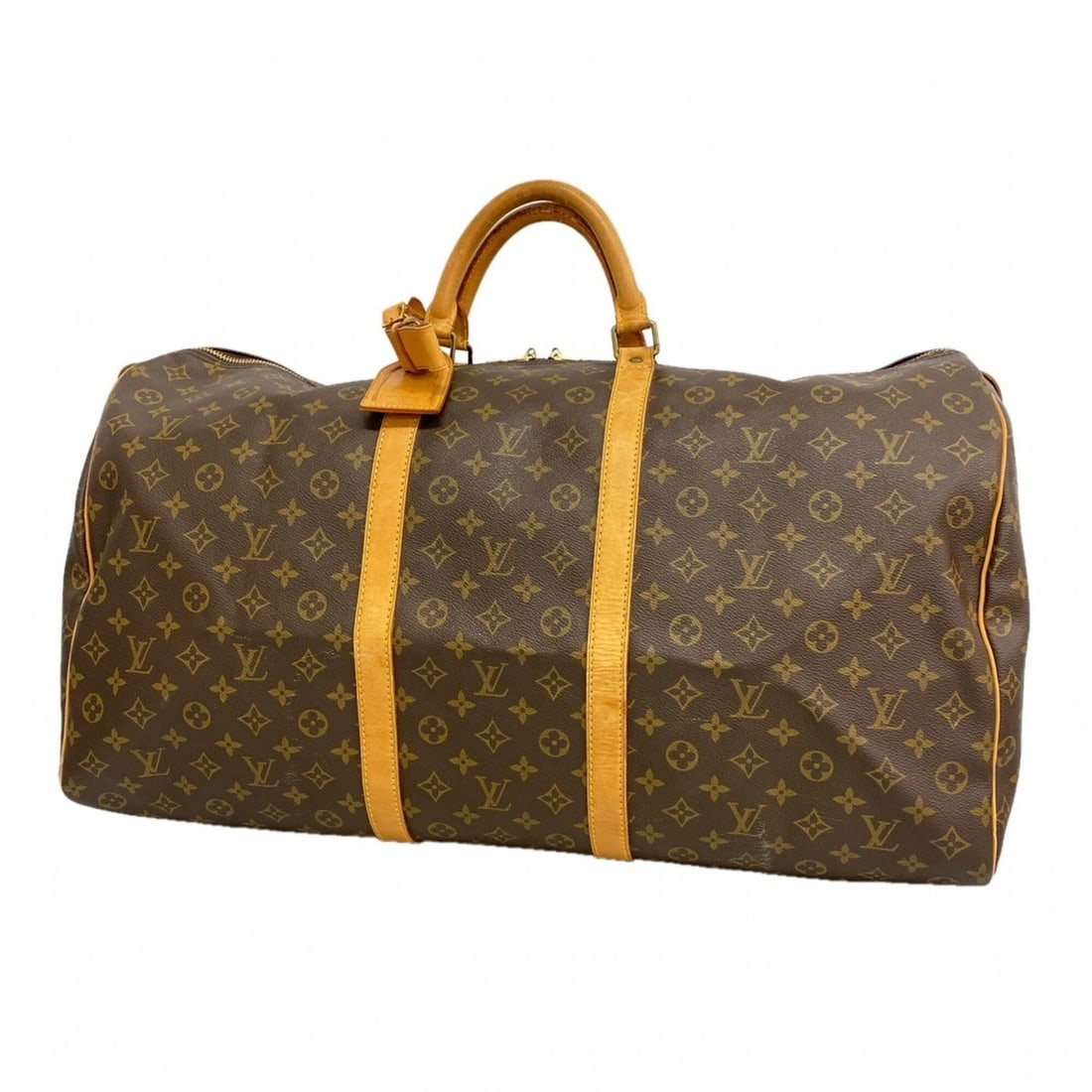 Louis Vuitton Bag - Boston Monogram Keepall 60 M41422 Brown: --- Catalog ---Category: SizeSize (HxWxD): 33cm x 60cm x 27cm / 12.99'' x 23.62'' x 10.62''Category: DesignType: Boston bagColor: BrownCategory: GeneralMPN: M41422Brand: Louis Vuitton--- Item List ---
