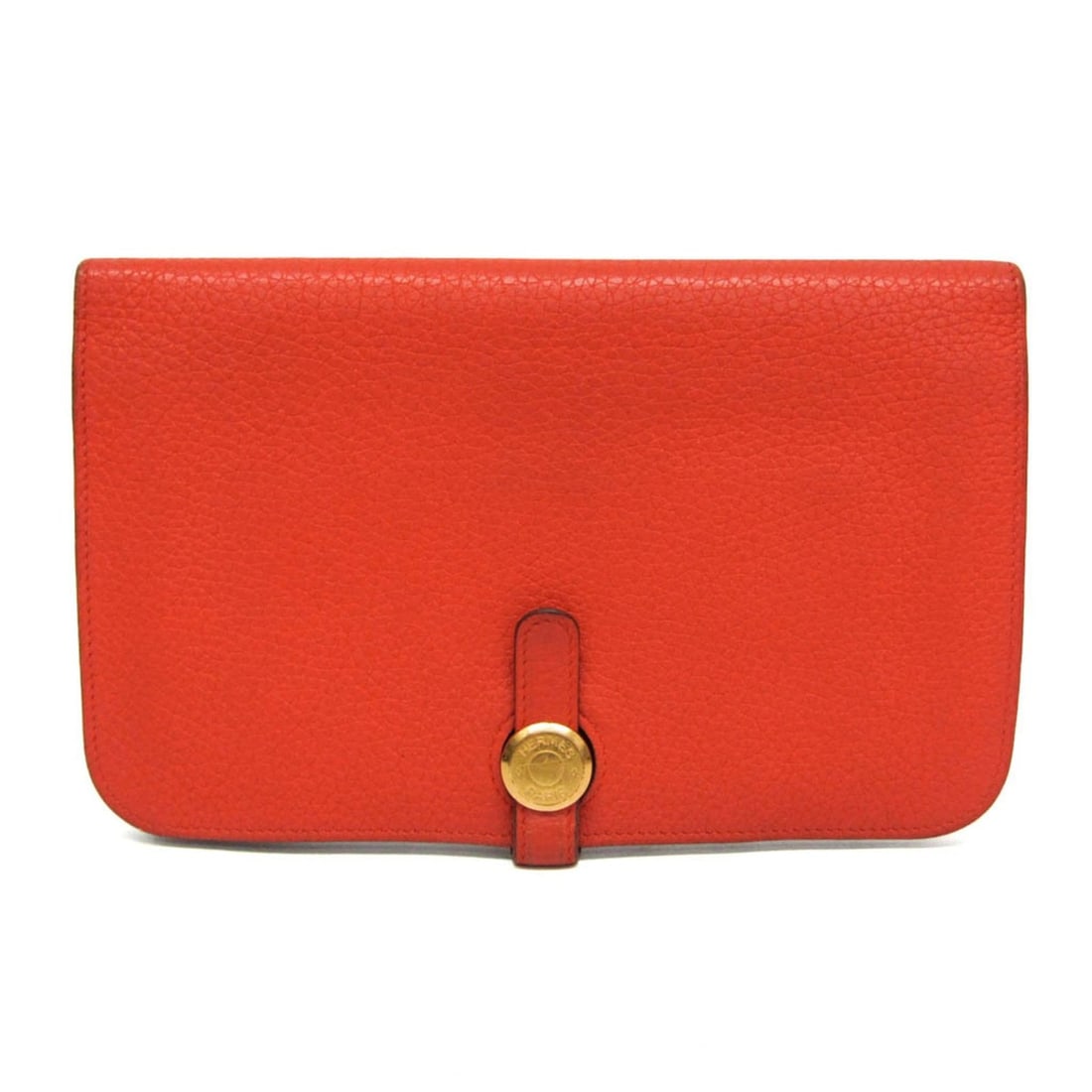 Hermes Dogon Duo GM Men,Women Togo Leather Long Wallet (bi-fold) Capucine: --- Catalog ---Category: SizeSize (HxWxD): 12cm x 19.5cm x 1.5cm / 4.72'' x 7.67'' x 0.59''Category: DesignType: Long wallet (bi-fold)Color: CapucineGender: Men,WomenClosure: BandMaterial: Togo leathe
