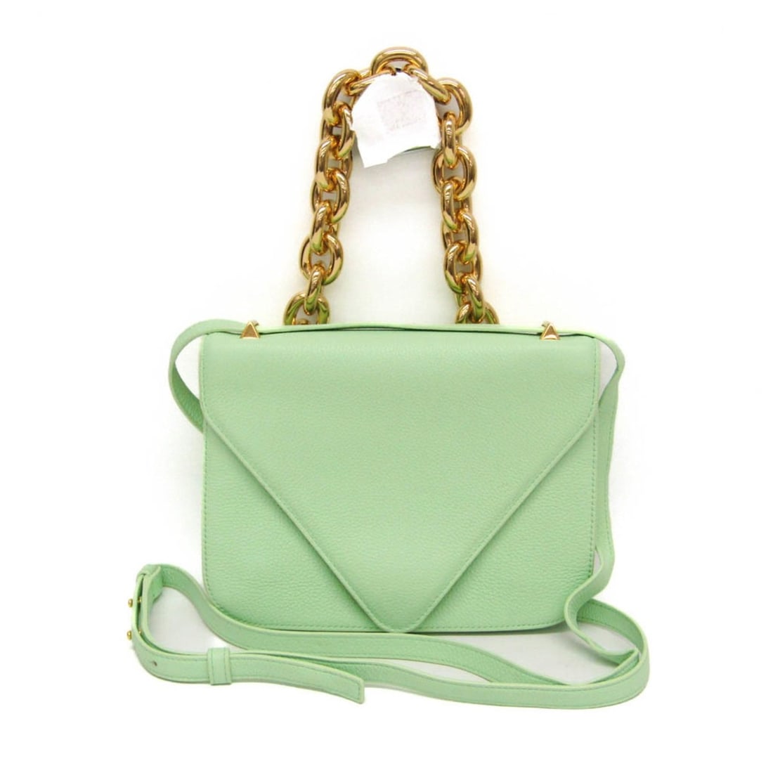 Bottega Veneta Mount Small Chain Shoulder Bag Women's Leather Handbag,Shoulder Bag Green: --- Catalog ---Category: SizeSize (HxWxD): 16cm x 21cm x 2cm / 6.29'' x 8.26'' x 0.78''Strap Length: 137cm - 147cm / 53.93'' - 57.87''Handle Length: 42cm / 16.53''Category: DesignType: Handbag, Should