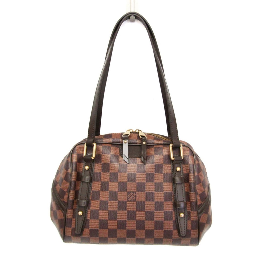 Louis Vuitton Damier Rivington PM N41157 Women's Shoulder Bag Ebene: --- Catalog ---Category: SizeHandle Drop: 22.00cm / 8.66''Size (HxWxD): 22cm x 32cm x 15cm / 8.66'' x 12.59'' x 5.9''Handle Length: 58cm / 22.83''Category: DesignType: Shoulder bagColor: EbeneGender: 