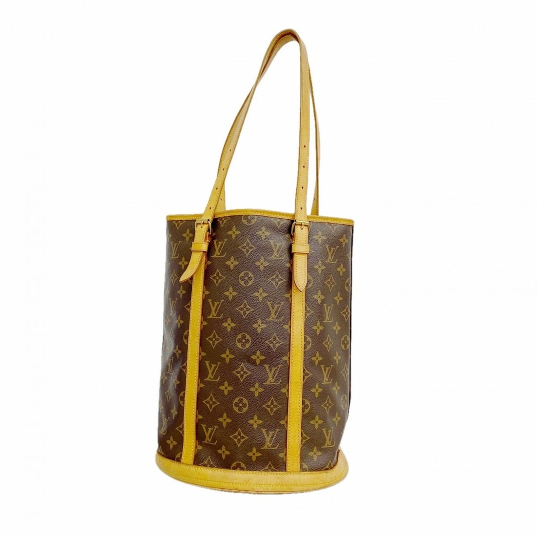 Louis Vuitton Monogram Bucket GM Tote Bag M42236 Brown (Women's): --- Catalog ---Category: SizeSize (HxWxD): 36cm x 27cm x 20cm / 14.17'' x 10.62'' x 7.87''Category: DesignType: Tote bagColor: BrownGender: WomenCategory: GeneralMPN: M42236Brand: Louis Vuitton--- Ite
