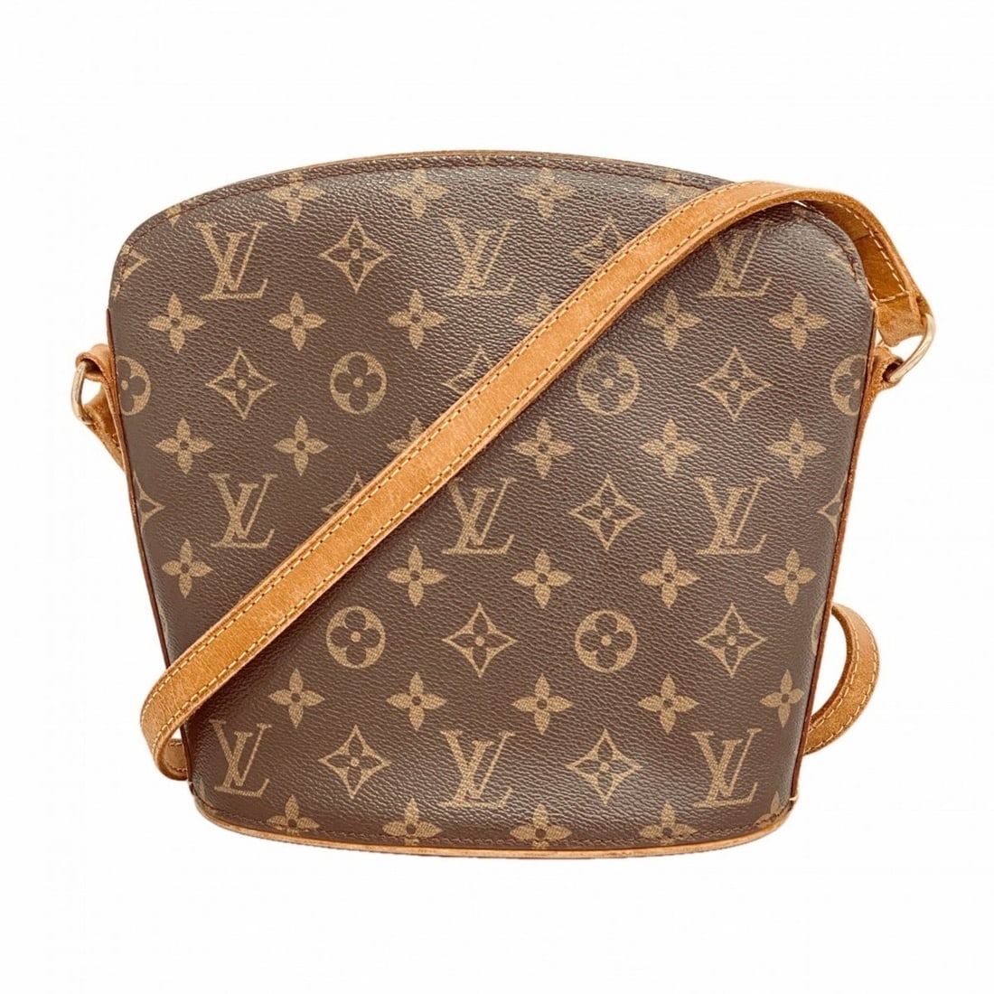 Louis Vuitton Monogram Druot Shoulder Bag M51290 Brown Women's: --- Catalog ---Category: SizeSize (HxWxD): 22cm x 20cm x 10.5cm / 8.66'' x 7.87'' x 4.13''Category: DesignType: Shoulder bagColor: BrownGender: WomenCategory: GeneralMPN: M51290Brand: Louis Vuitton---