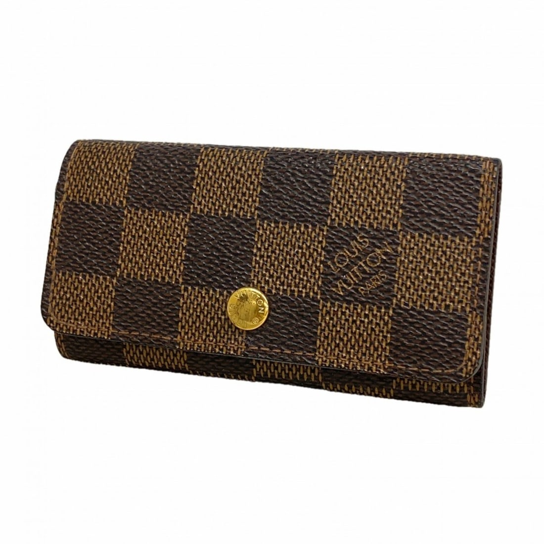Louis Vuitton Accessories/Key Case Damier Multicles 4 M62631 Ebene Men's/Women's: --- Catalog ---Category: DesignType: KeycaseColor: EbeneGender: Men,WomenCategory: GeneralMPN: M62631Brand: Louis VuittonCategory: Physical PropertiesSize (HxWxD): 5.5cm x 10.5cm x 1.5cm / 2.16'' x 4.