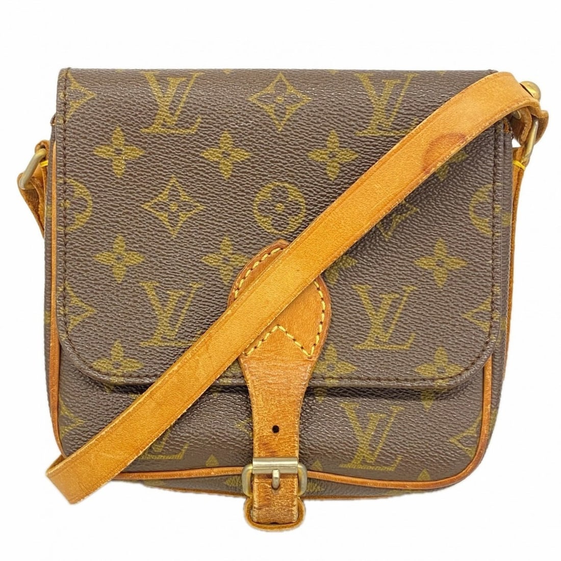 Louis Vuitton Monogram Mini Cartouchiere Shoulder Bag M51254 Brown Women's: --- Catalog ---Category: SizeSize (HxWxD): 17cm x 16.5cm x 5cm / 6.69'' x 6.49'' x 1.96''Category: DesignType: Shoulder bagColor: BrownGender: WomenCategory: GeneralMPN: M51254Brand: Louis Vuitton--- 
