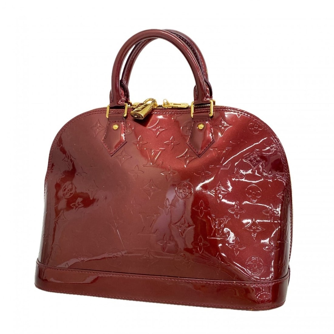 Louis Vuitton Alma PM Vernis Handbag M91691 Rouge Fauviste (Women's): --- Catalog ---Category: SizeSize (HxWxD): 23.5cm x 31cm x 15.5cm / 9.25'' x 12.2'' x 6.1''Category: DesignType: HandbagColor: Rouge fauvisteGender: WomenCategory: GeneralMPN: M91691Brand: Louis Vuitt