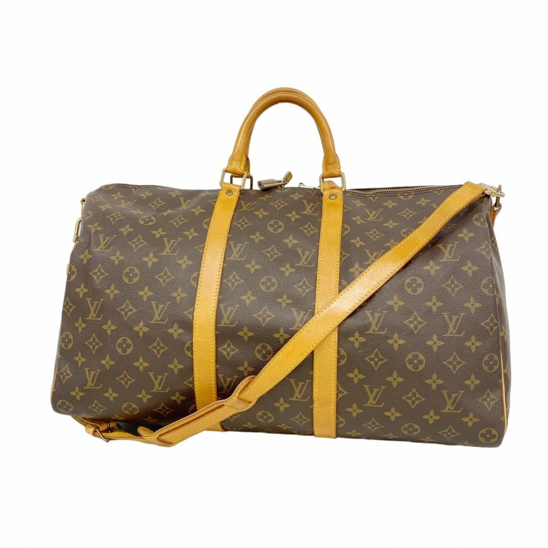 Louis Vuitton Bags - Boston Monogram Keepall Bandoulière 50 M41416 Brown Men's & Women's: --- Catalog ---Category: SizeSize (HxWxD): 30cm x 52cm x 22cm / 11.81'' x 20.47'' x 8.66''Category: DesignType: Boston bagColor: BrownGender: Men,WomenCategory: GeneralMPN: M41416Brand: Louis Vuitton-