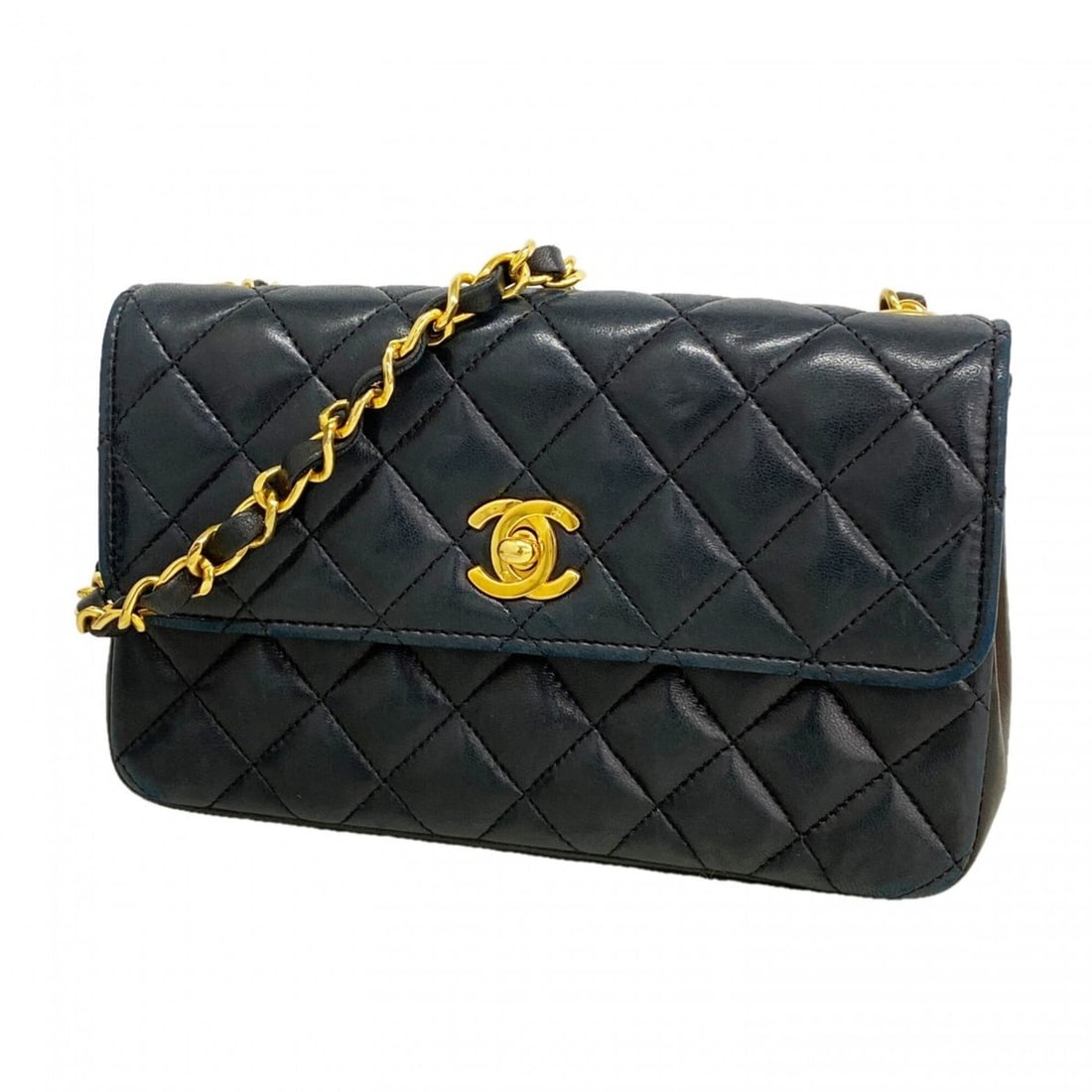 Chanel Mini Matelassé Chain Shoulder Bag, Lambskin, Black, Women's: --- Catalog ---Category: SizeSize (HxWxD): 12cm x 18.5cm x 5cm / 4.72'' x 7.28'' x 1.96''Category: DesignType: Shoulder bagColor: BlackGender: WomenMaterial: Leather Hardware Color: GoldLeather/Fur Ty