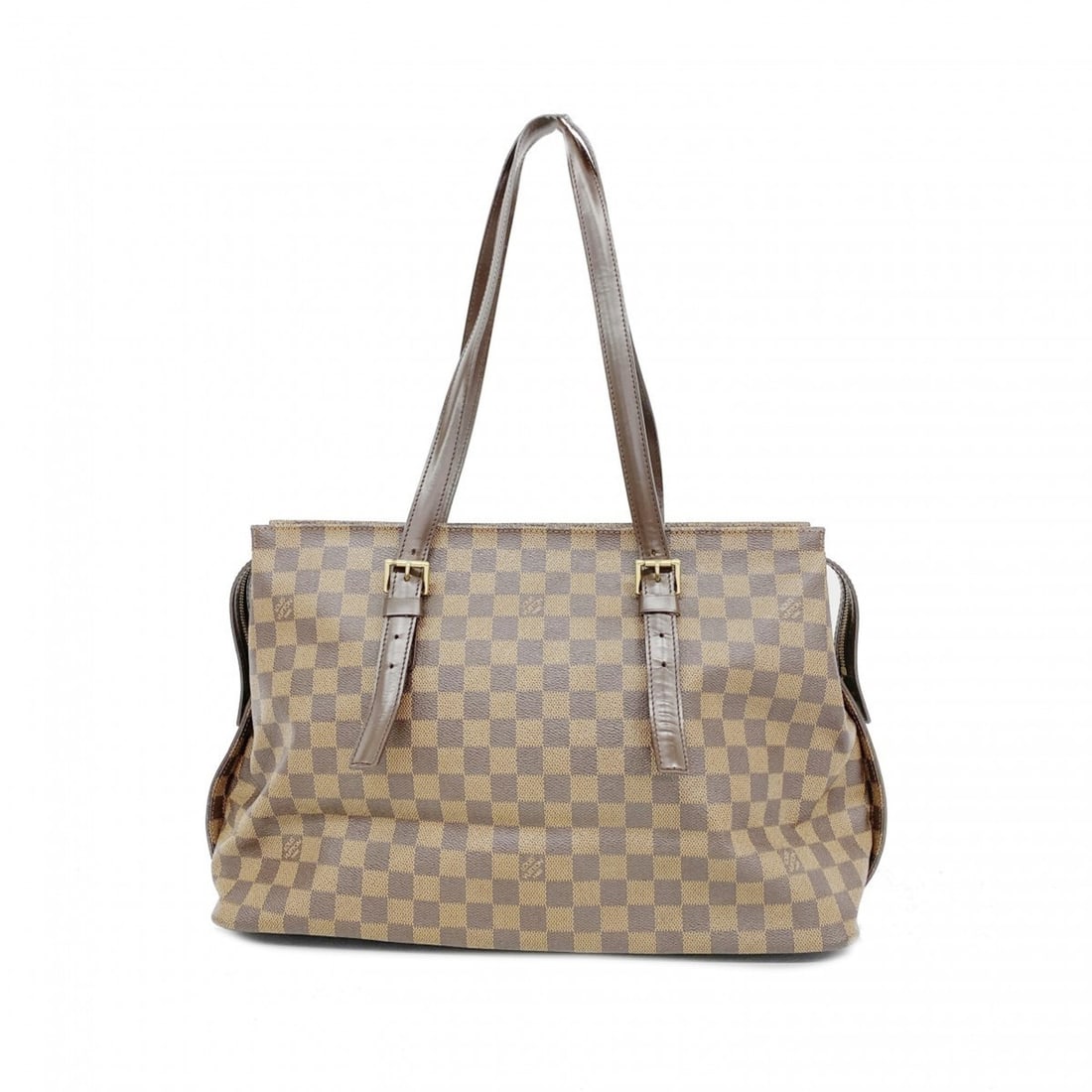 Louis Vuitton Damier Chelsea Shoulder Bag N51119 Ebene (Women's): --- Catalog ---Category: SizeSize (HxWxD): 28.5cm x 41cm x 14.5cm / 11.22'' x 16.14'' x 5.7''Category: DesignType: Shoulder bagColor: EbeneGender: WomenCategory: GeneralMPN: N51119Brand: Louis Vuitton
