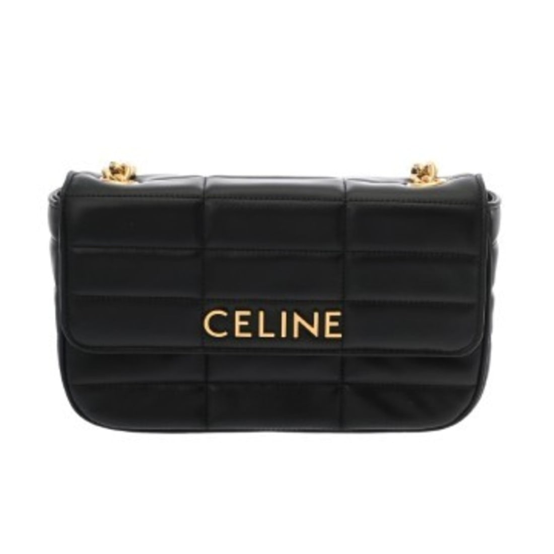 CELINE Celine Chain Shoulder Bag, Black, 111273EYD.38NO, Women's, Calfskin, Brand New, Ginzo: --- Catalog ---Category: SizeSize (HxWxD): 14cm x 23.5cm x 5cm / 5.51'' x 9.25'' x 1.96''Category: DesignType: Shoulder bagColor: BlackGender: WomenMaterial: Leather Leather/Fur Type: CalfskinCategory