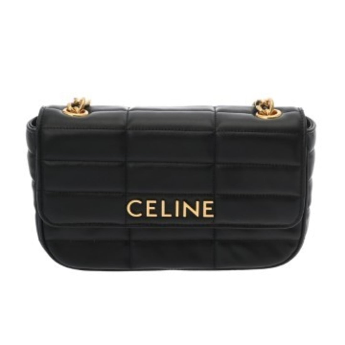 CELINE Celine Chain Shoulder Bag, Black, 111273EYD.38NO, Women's, Calfskin, Brand New, Ginzo: --- Catalog ---Category: SizeSize (HxWxD): 14cm x 23.5cm x 5.5cm / 5.51'' x 9.25'' x 2.16''Category: DesignType: Shoulder bagColor: BlackGender: WomenMaterial: Leather Leather/Fur Type: CalfskinCatego