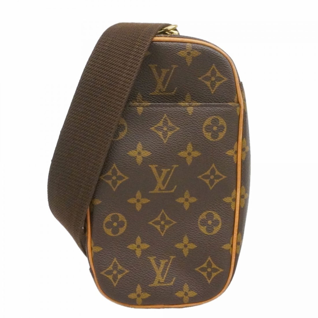Louis Vuitton Monogram Pochette Gange M51870 Brown Men's Bag/Body Bag: --- Catalog ---Category: SizeSize (HxWxD): 22cm x 12.5cm x 4.5cm / 8.66'' x 4.92'' x 1.77''Category: DesignType: Sling bagColor: BrownGender: MenCategory: GeneralMPN: M51870Brand: Louis Vuitton--- Ite