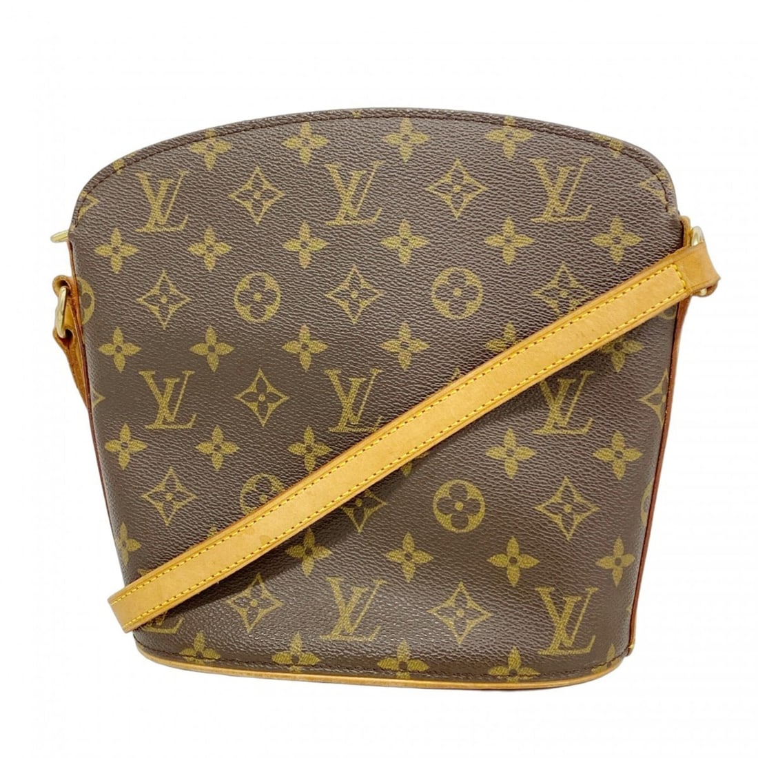 Louis Vuitton Monogram Druot Shoulder Bag M51290 Brown Women's: --- Catalog ---Category: SizeSize (HxWxD): 22cm x 20cm x 10cm / 8.66'' x 7.87'' x 3.93''Category: DesignType: Shoulder bagColor: BrownGender: WomenCategory: GeneralMPN: M51290Brand: Louis Vuitton--- I