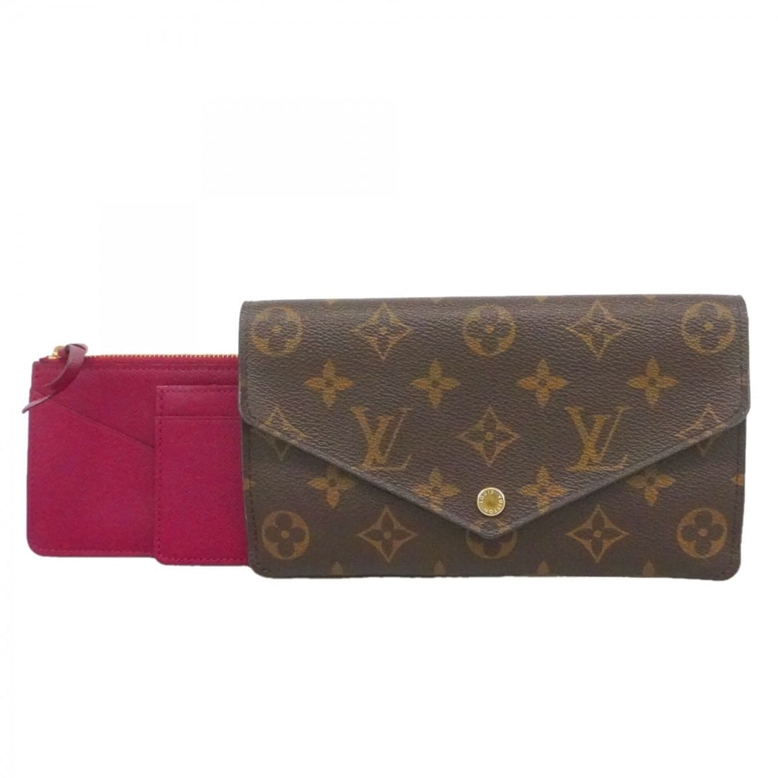 Louis Vuitton Monogram Portefeuille Jeanne Long Wallet M62155 Fuchsia (Women's): --- Catalog ---Category: SizeSize (HxWxD): 11cm x 19cm x 3cm / 4.33'' x 7.48'' x 1.18''Category: DesignType: Long wallet (bi-fold)Color: FuchsiaGender: WomenCategory: GeneralMPN: M62155Brand: Louis Vu