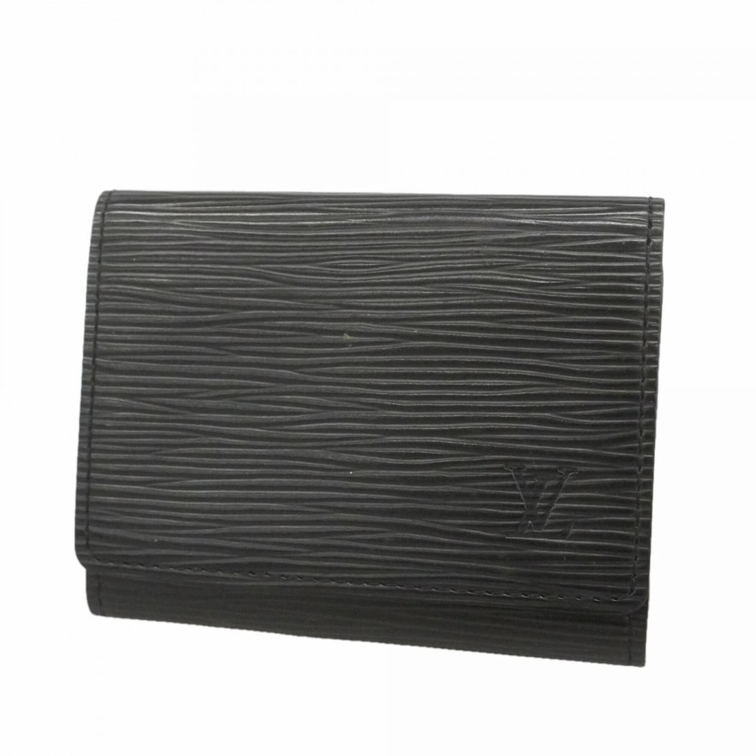 Louis Vuitton Epi Leather Business Card Holder, Enveloppe Carte de Visite, M60652, Noir: --- Catalog ---Category: DesignType: Business card caseColor: NoirGender: Men,WomenCategory: GeneralMPN: M60652Brand: Louis VuittonCategory: Physical PropertiesSize (HxWxD): 8cm x 10.5cm x 1cm / 3.14'