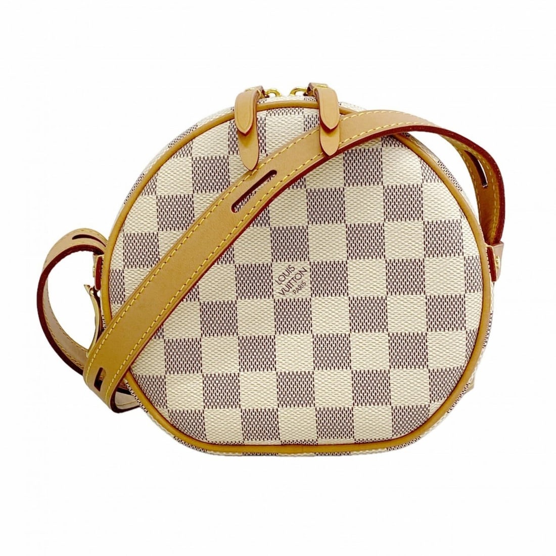 Louis Vuitton Damier Azur Boite Chapeau Souple PM Shoulder Bag N40333 White Women's: --- Catalog ---Category: SizeSize (HxWxD): 16cm x 17.5cm x 7cm / 6.29'' x 6.88'' x 2.75''Category: DesignType: Shoulder bagColor: WhiteGender: WomenCategory: GeneralMPN: N40333Brand: Louis Vuitton--- 