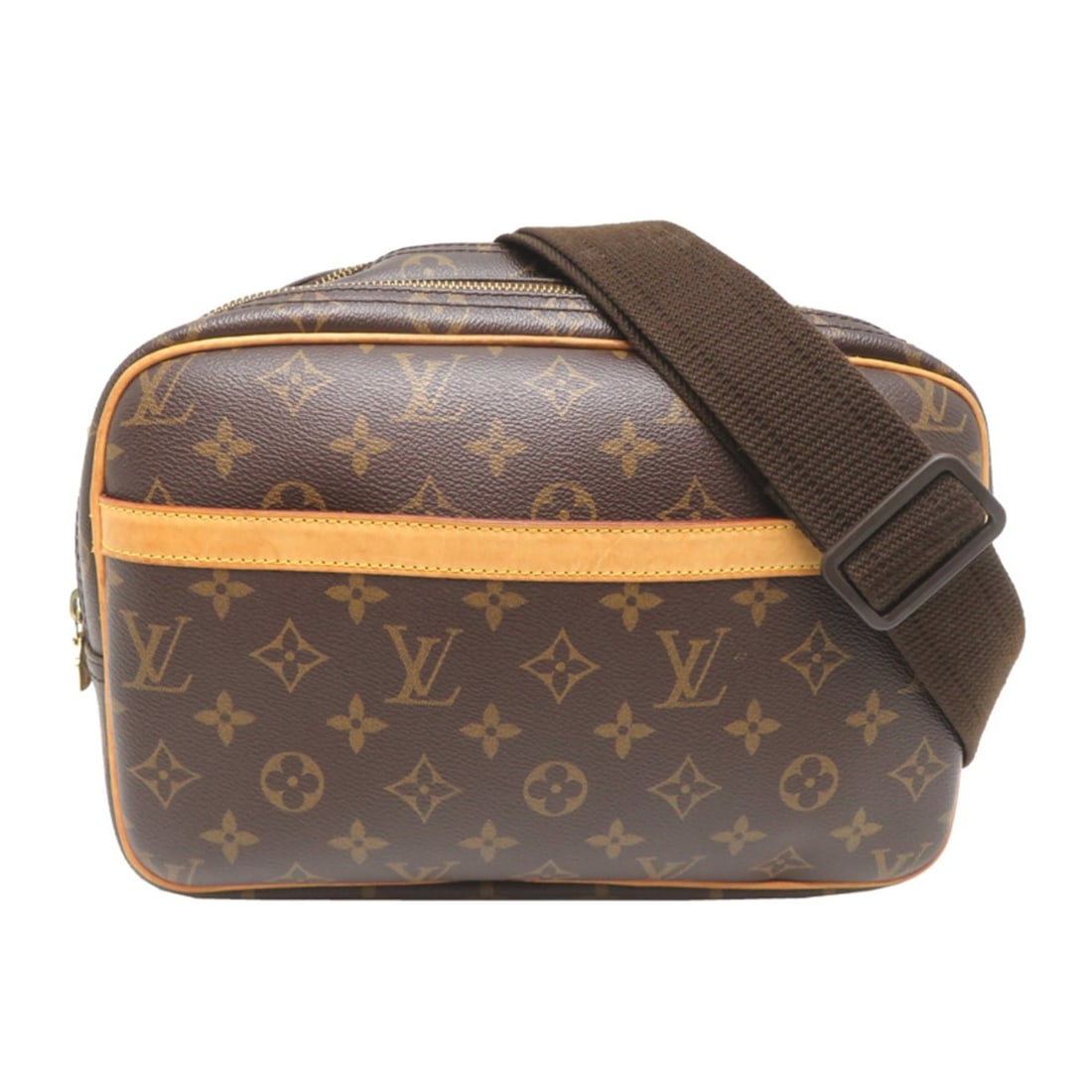 Louis Vuitton Reporter PM Women's/Men's Shoulder Bag M45254 (Discontinued) Monogram Brown: --- Catalog ---Category: SizeSize (HxWxD): 20cm x 26cm x 13cm / 7.87'' x 10.23'' x 5.11''Category: DesignType: Shoulder bagColor: BrownGender: Men,WomenMaterial: Monogram Category: GeneralMPN: M45254B