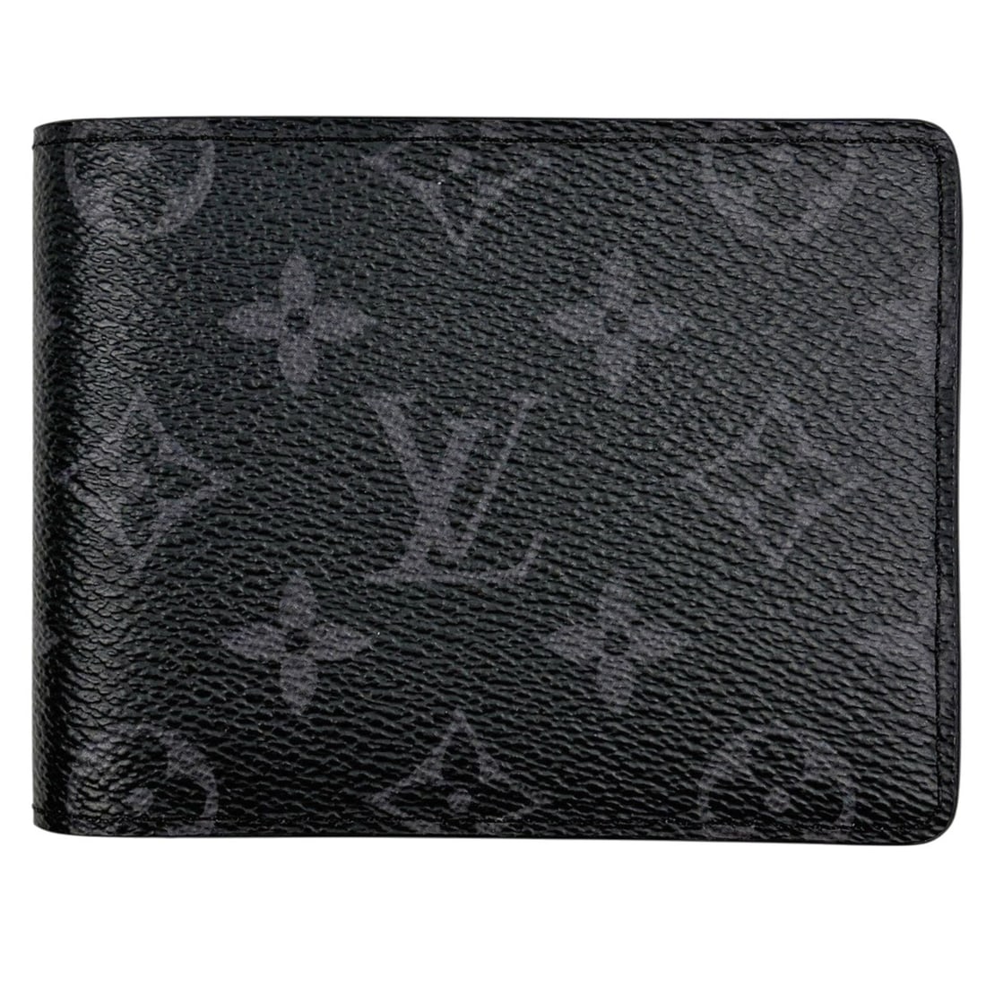 Louis Vuitton Portefeuille Multiple Billfold Card Holder Bi-fold Wallet Monogram Eclipse Black: --- Catalog ---Category: SizeSize (HxWxD): 9cm x 12cm x 2cm / 3.54'' x 4.72'' x 0.78''Category: DesignType: Wallet (bi-fold)Color: BlackGender: MenMaterial: Monogram Eclipse Category: GeneralBrand: Lo