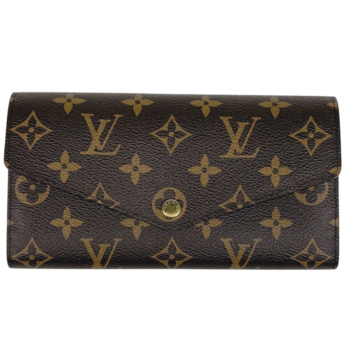 Louis Vuitton Portefeuille Sarah Long Wallet, Monogram, Brown Fuchsia (Bordeaux), M62234, Women's: --- Catalog ---Category: SizeSize (HxWxD): 10cm x 19cm x 2.5cm / 3.93'' x 7.48'' x 0.98''Category: DesignType: Long wallet (bi-fold)Color: Brown, FuchsiaGender: WomenMaterial: Monogram Category: Gener
