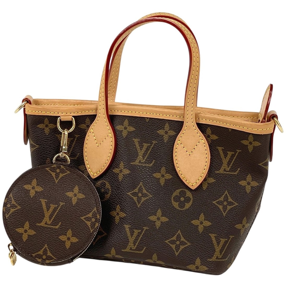 Louis Vuitton Neverfull BB 2-Way Handbag, Monogram Brown, M46705, Women's: --- Catalog ---Category: SizeSize (HxWxD): 15cm x 17cm x 8.5cm / 5.9'' x 6.69'' x 3.34''Category: DesignType: HandbagColor: BrownGender: WomenMaterial: Monogram Category: GeneralLine: MonogramBrand: L