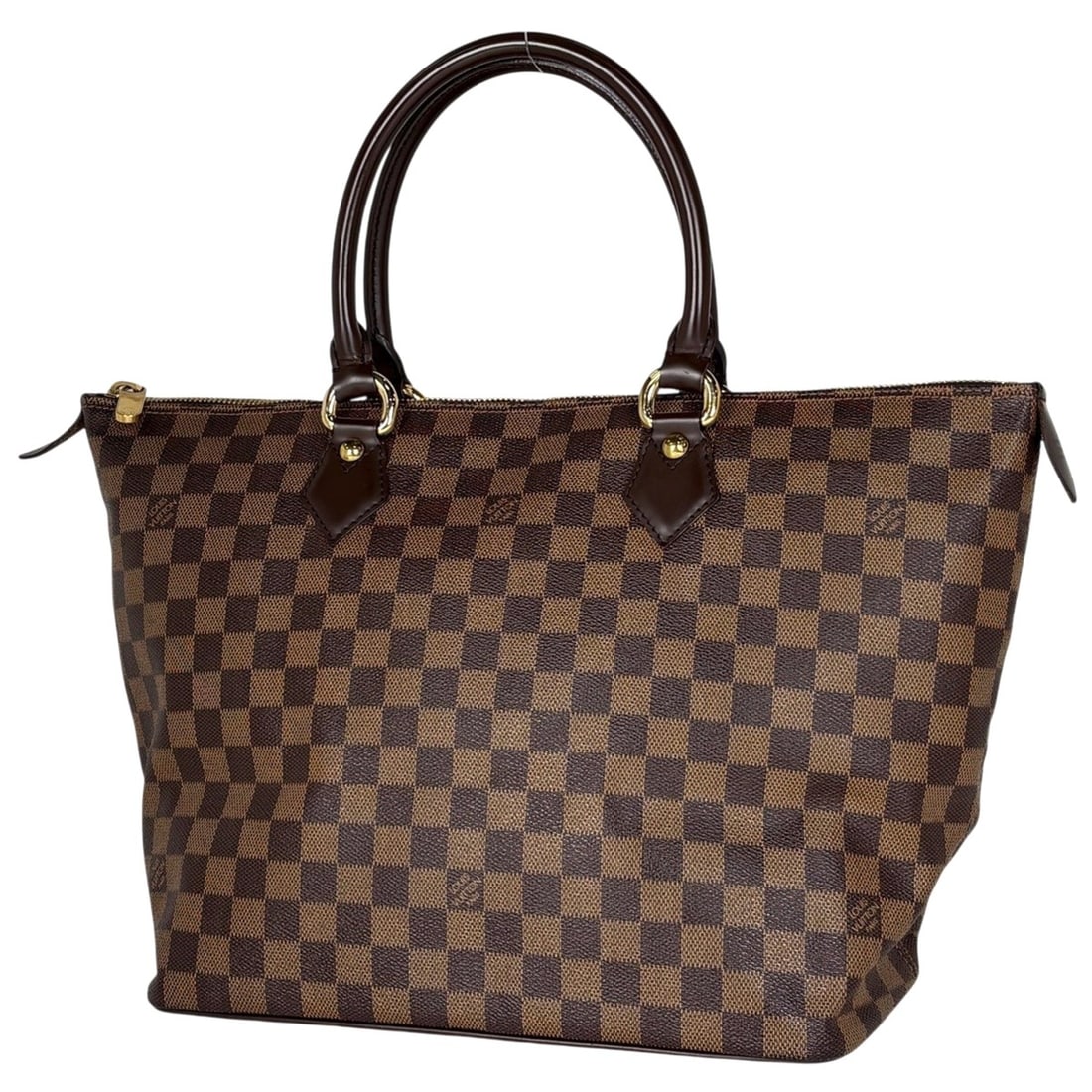 Louis Vuitton Saleya MM Handbag Tote Bag Damier Brown N51182 Women's: --- Catalog ---Category: SizeSize (HxWxD): 28.5cm x 31cm x 18cm / 11.22'' x 12.2'' x 7.08''Category: DesignType: Handbag, Tote bagColor: Brown, Damier CanvasGender: WomenCategory: GeneralLine: DamierB