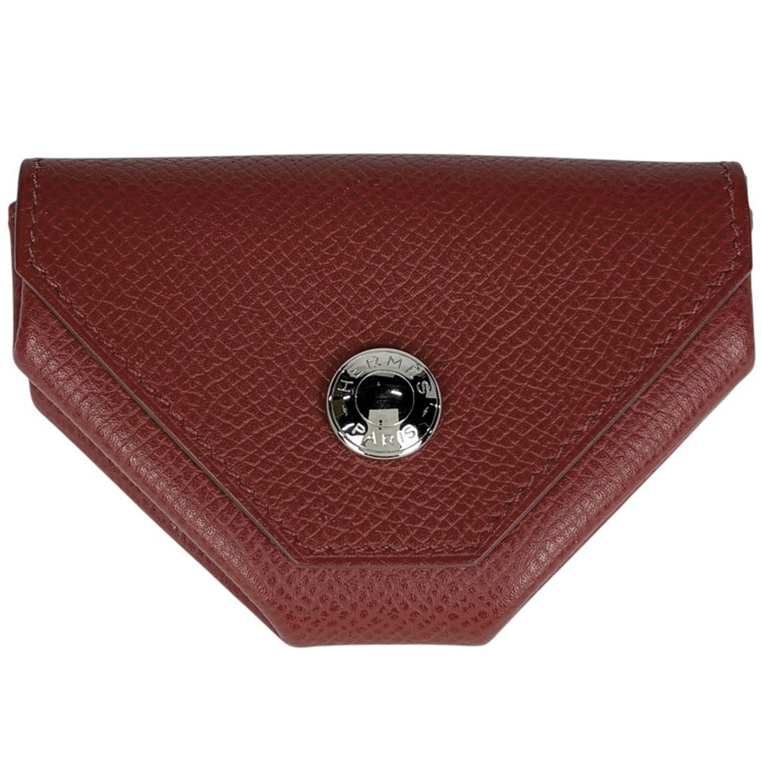 Hermes HERMES Le Vingt-Quatre Coin Purse Wallet/Coin Case Veau Epsom Red Women's: --- Catalog ---Category: SizeSize (HxWxD): 6.5cm x 9cm x 2cm / 2.55'' x 3.54'' x 0.78''Category: DesignType: Coin purse/coin caseColor: Red colorGender: WomenMaterial: Epsom leather Category: GeneralB