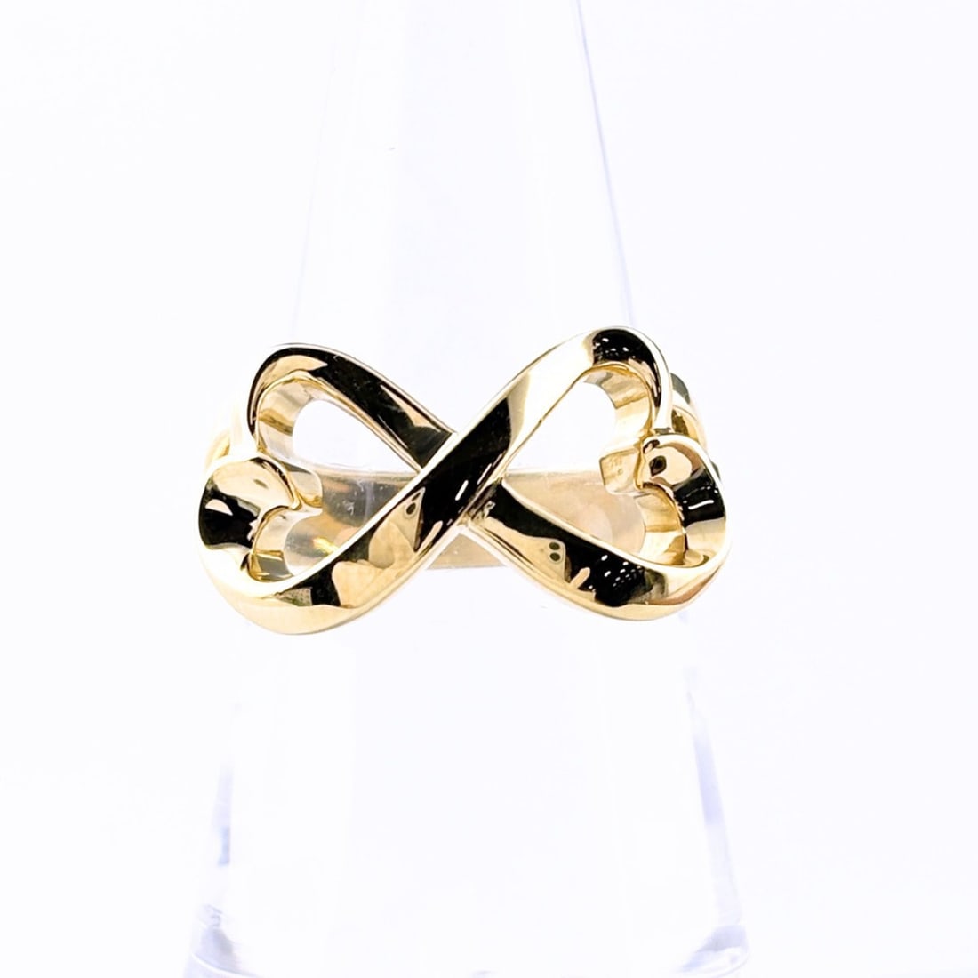 Tiffany & Co. Double Loving Heart Ring, Yellow Gold (YG), 750, Women's Ring: --- Catalog ---Category: SizeJP Size: 15US Size: 7.5Category: DesignType: Band ringGender: WomenMaterial: Yellow gold (18K)Category: GeneralBrand: Tiffany--- Item List ---Section: ConditionRanking: Ra