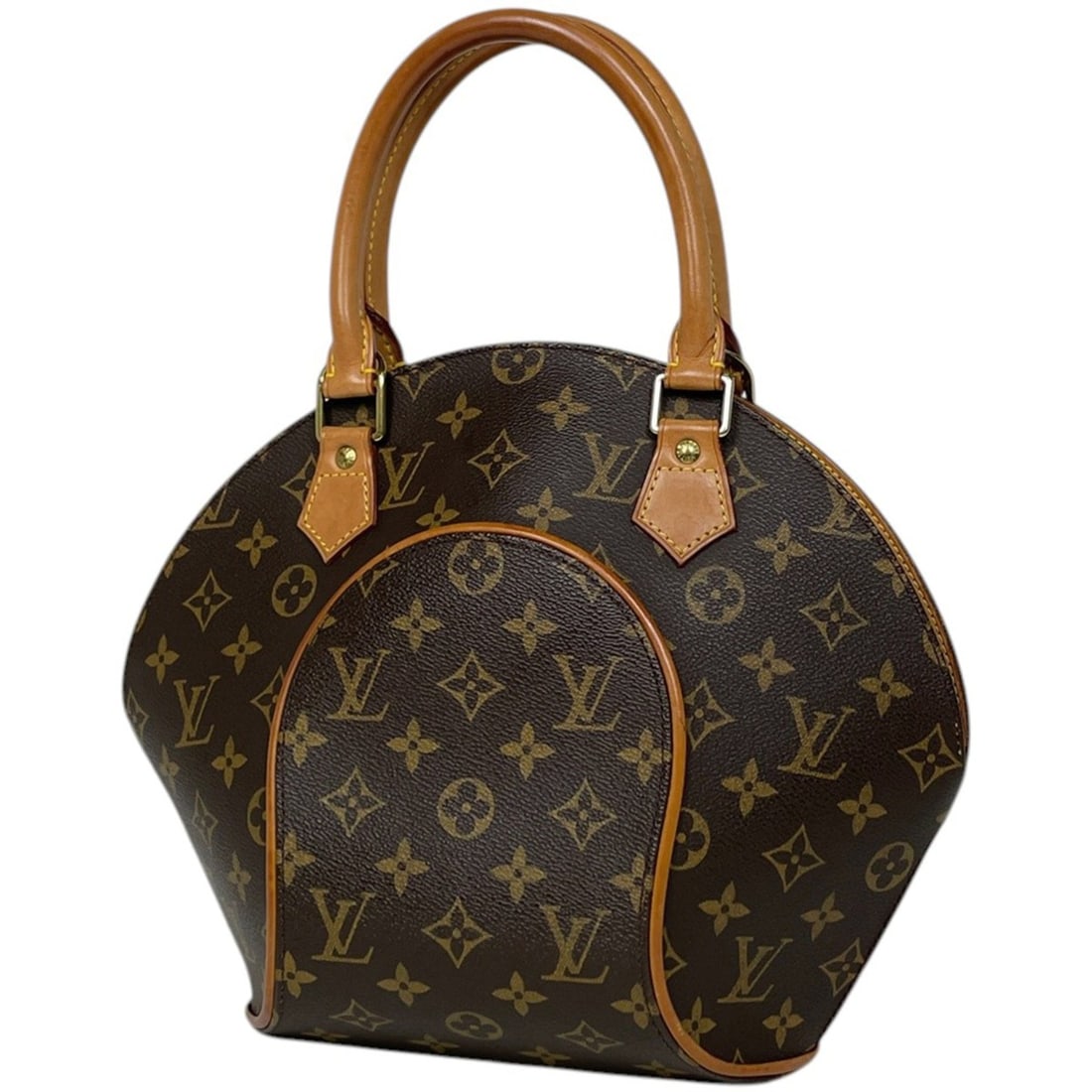 Louis Vuitton Ellipse PM handbag, Monogram Brown, M51127, for women.: --- Catalog ---Category: SizeSize (HxWxD): 26cm x 31cm x 14cm / 10.23'' x 12.2'' x 5.51''Category: DesignType: HandbagColor: BrownGender: WomenMaterial: Monogram Category: GeneralBrand: Louis Vuitton-