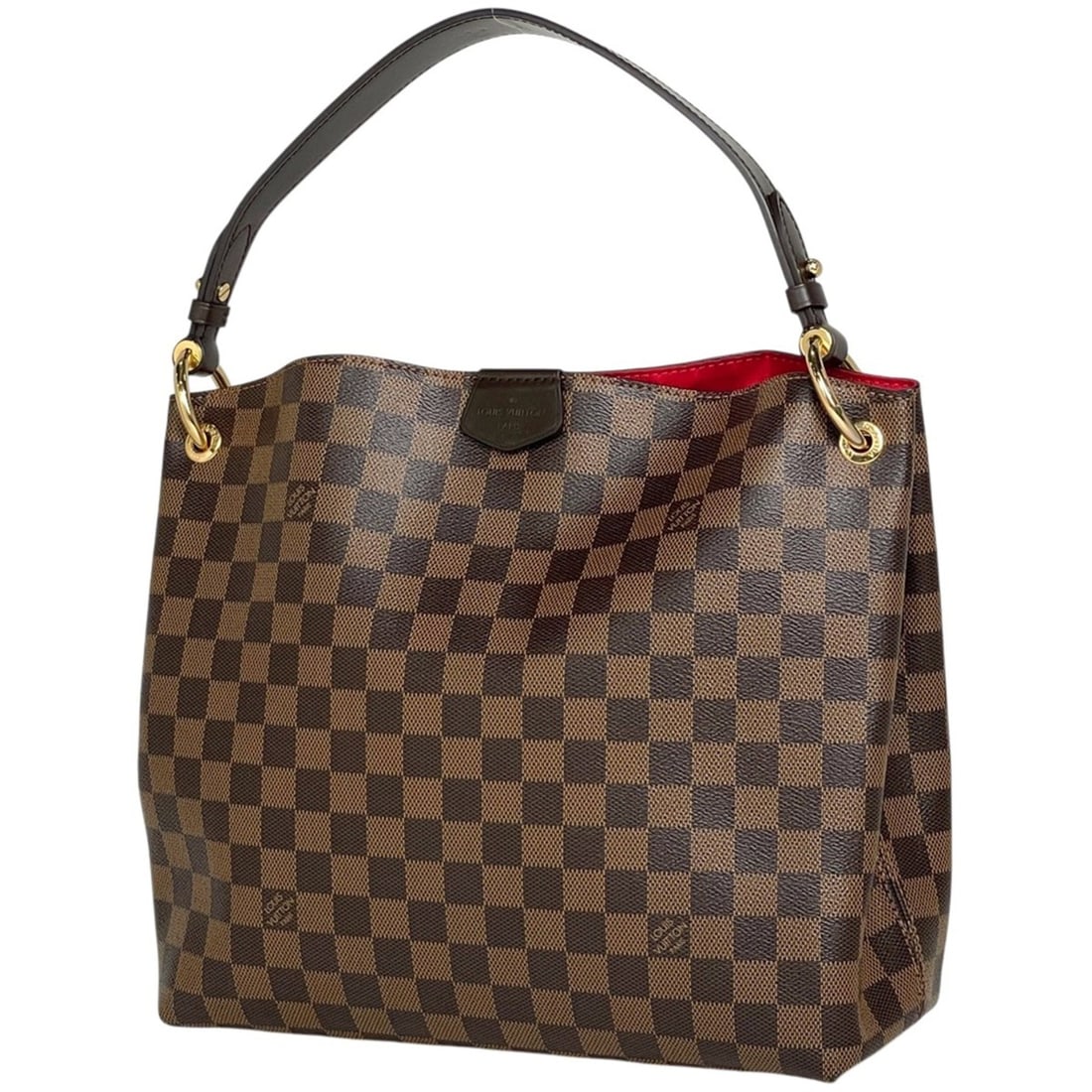 Louis Vuitton Graceful PM One-Shoulder Bag, Damier Brown, N44044, Women's: --- Catalog ---Category: SizeSize (HxWxD): 27cm x 29.5cm x 11cm / 10.62'' x 11.61'' x 4.33''Category: DesignType: Shoulder bagColor: Brown, Damier CanvasGender: WomenCategory: GeneralLine: DamierBrand