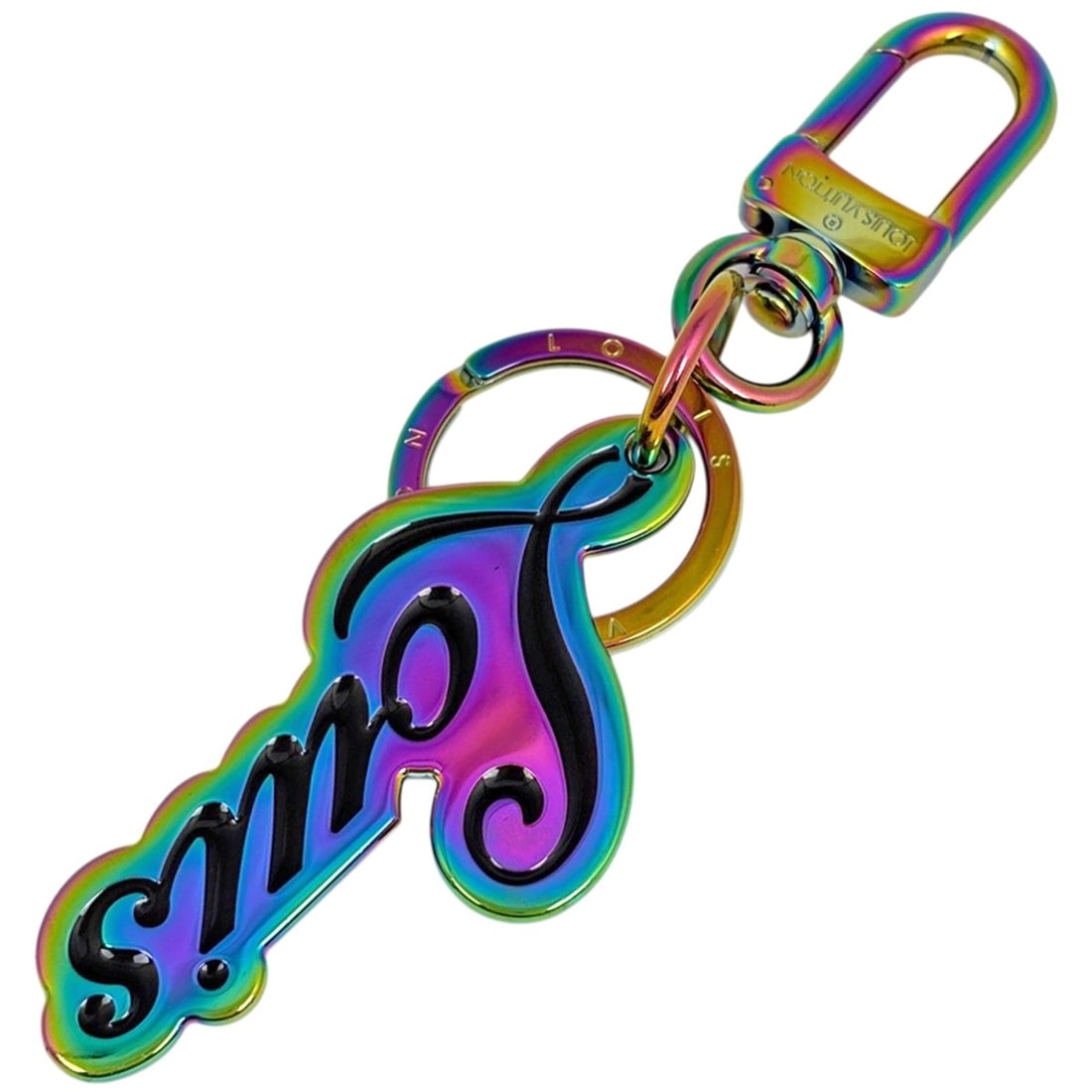Louis Vuitton Portefeuille Rainbow Bag Charm GP Pink Multicolor M63634 Women's: --- Catalog ---Category: SizeSize (HxWxD): 155.00mm x 45.00mm / 6.10'' x 1.77''Category: DesignColor: Multi-color, PinkGender: WomenMaterial: Gold platingCategory: GeneralMPN: M63634Brand: Louis Vuitt