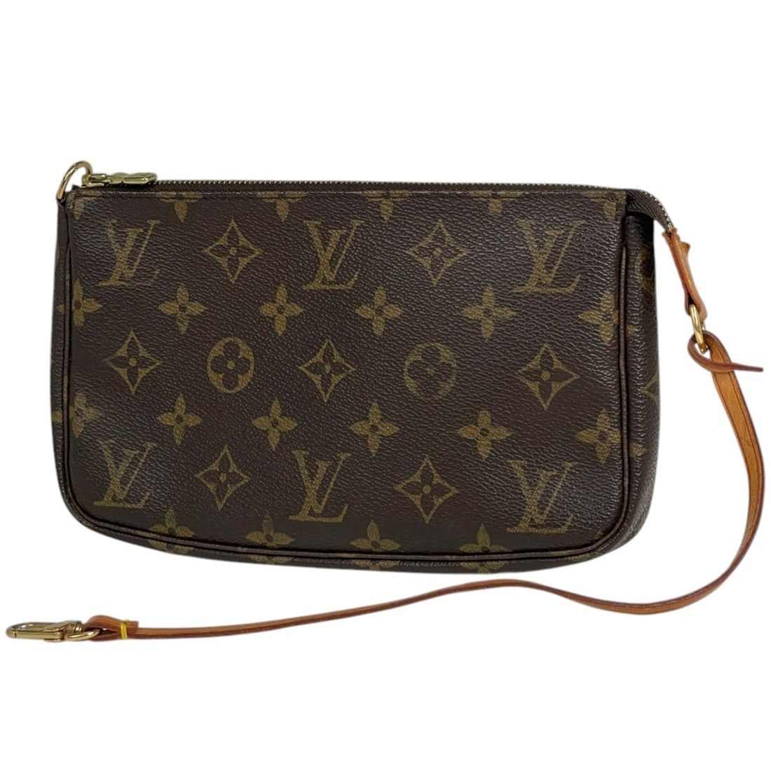 Louis Vuitton Pochette Accessoires Makeup Cosmetics Accessory Pouch Monogram Brown M51980 Women's: --- Catalog ---Category: SizeSize (HxWxD): 12cm x 21cm x 4cm / 4.72'' x 8.26'' x 1.57''Category: DesignType: Pochette, PouchColor: BrownGender: WomenMaterial: Monogram Category: GeneralLine: MonogramB