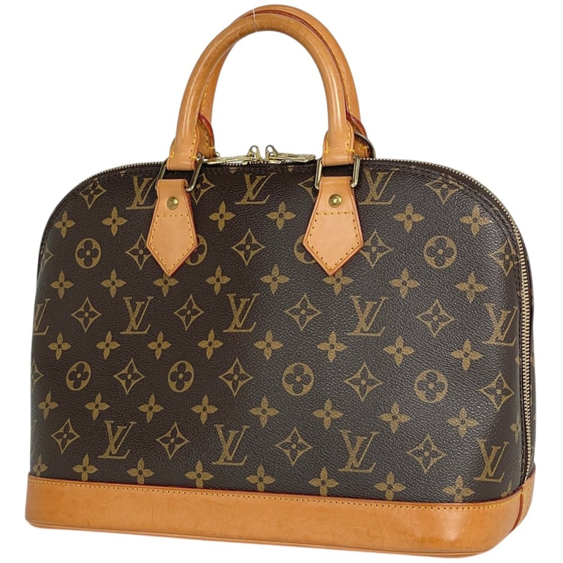 Louis Vuitton Alma handbag, Monogram, Brown, M51130, Women's (1 of 7)