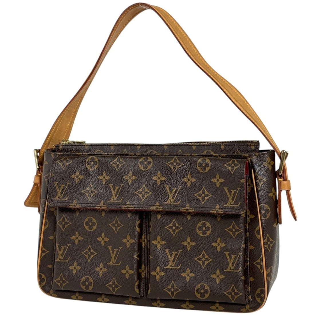 Louis Vuitton Viva Cite GM One-Shoulder Bag, Monogram Brown, M51163, Women's: --- Catalog ---Category: SizeSize (HxWxD): 22cm x 33cm x 10cm / 8.66'' x 12.99'' x 3.93''Category: DesignType: Shoulder bagColor: BrownGender: WomenMaterial: Monogram Category: GeneralLine: MonogramBr