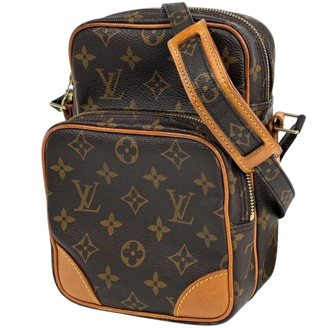 Louis Vuitton Amazon Shoulder Bag, Monogram Brown, M45236, Women's: --- Catalog ---Category: SizeSize (HxWxD): 21.5cm x 15cm x 9cm / 8.46'' x 5.9'' x 3.54''Category: DesignType: Shoulder bagColor: BrownGender: WomenMaterial: Monogram Category: GeneralLine: MonogramBra