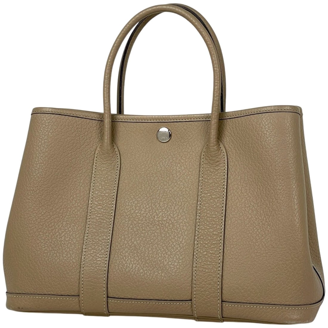 Hermes Garden Party TPM Handbag Tote Bag Vache Country C Women's: --- Catalog ---Category: SizeSize (HxWxD): 20.5cm x 30cm x 13.5cm / 8.07'' x 11.81'' x 5.31''Category: DesignType: Handbag, Tote bagGender: WomenMaterial: Vache leather Category: GeneralLine: GardenBr