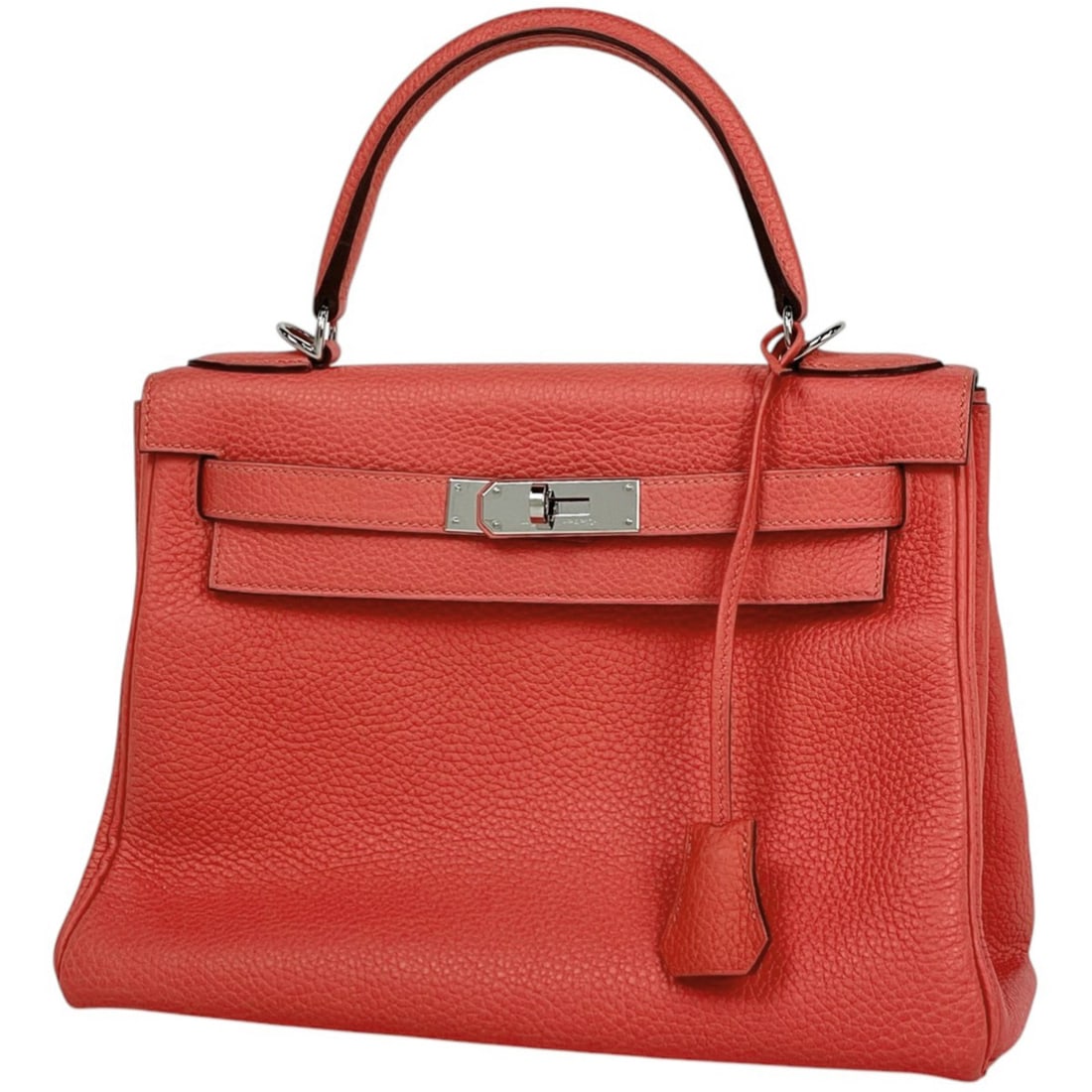 Hermes Kelly 28, 2-way shoulder bag/handbag, Togo leather, Rose Texas color, Y women's.: --- Catalog ---Category: SizeStrap Drop: 45cm / 17.71''Size (HxWxD): 20cm x 28cm x 11.5cm / 7.87'' x 11.02'' x 4.52''Category: DesignType: Handbag, Shoulder bagGender: WomenMaterial: Togo leather Cate
