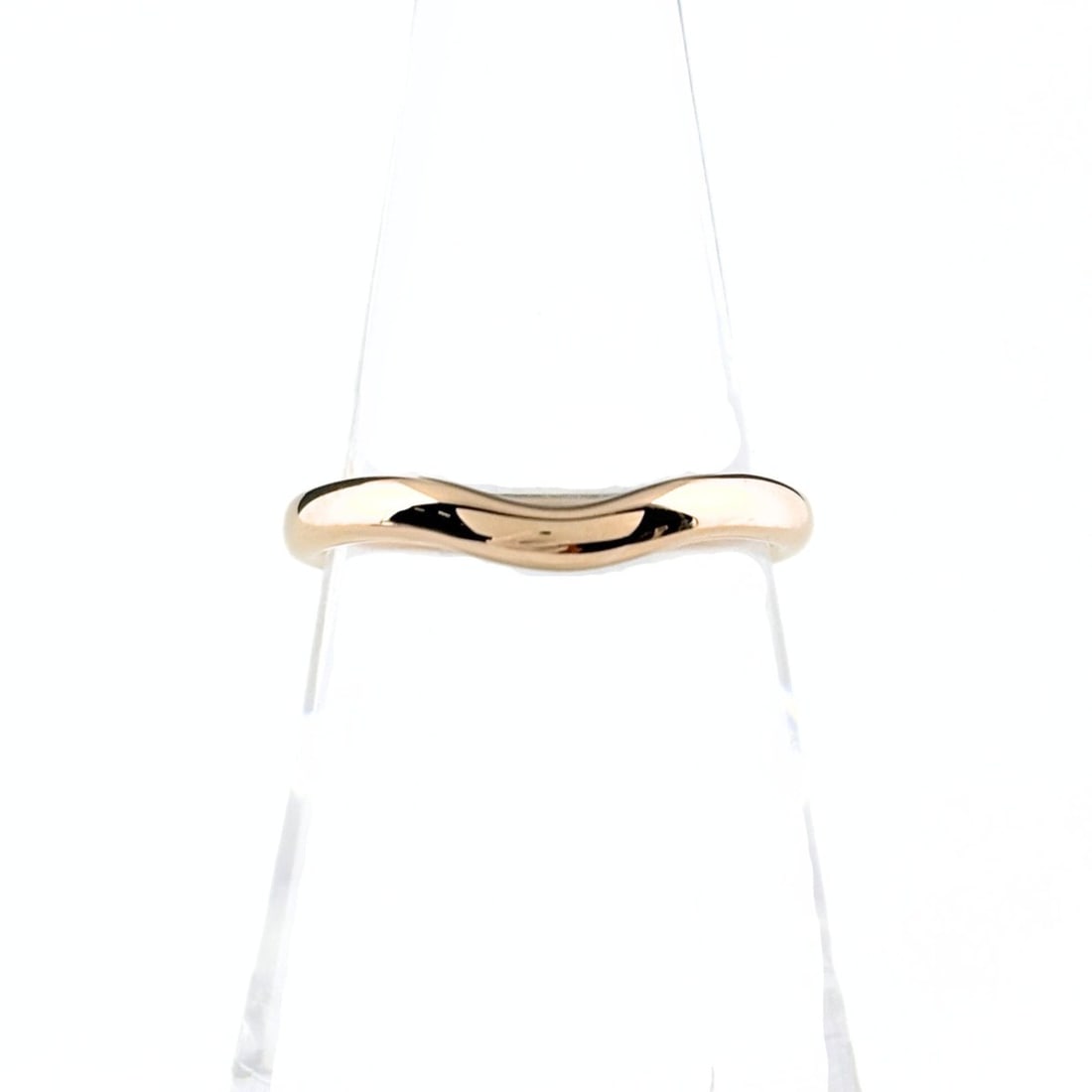 Tiffany & Co. Curved Band Ring, Pink Gold (PG), Elsa Peretti Design, 750 Gold, Women's Ring: --- Catalog ---Category: SizeJP Size: 11US Size: 6Category: DesignType: Band ringGender: WomenMaterial: Pink gold (18K)Category: GeneralBrand: Tiffany--- Item List ---Section: ConditionRanking: Rank A