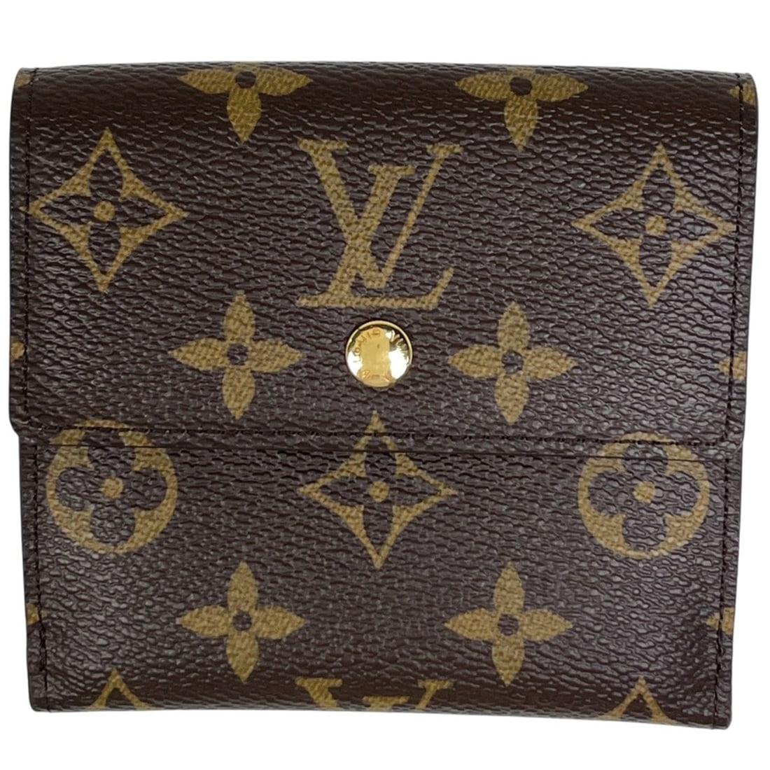 Louis Vuitton Portefeuille Elise W-hook Tri-fold Wallet Monogram Brown M61654 Women's: --- Catalog ---Category: SizeSize (HxWxD): 10cm x 11cm x 3cm / 3.93'' x 4.33'' x 1.18''Category: DesignType: Wallet (tri-fold)Color: BrownGender: WomenMaterial: Monogram Category: GeneralBrand: Louis 
