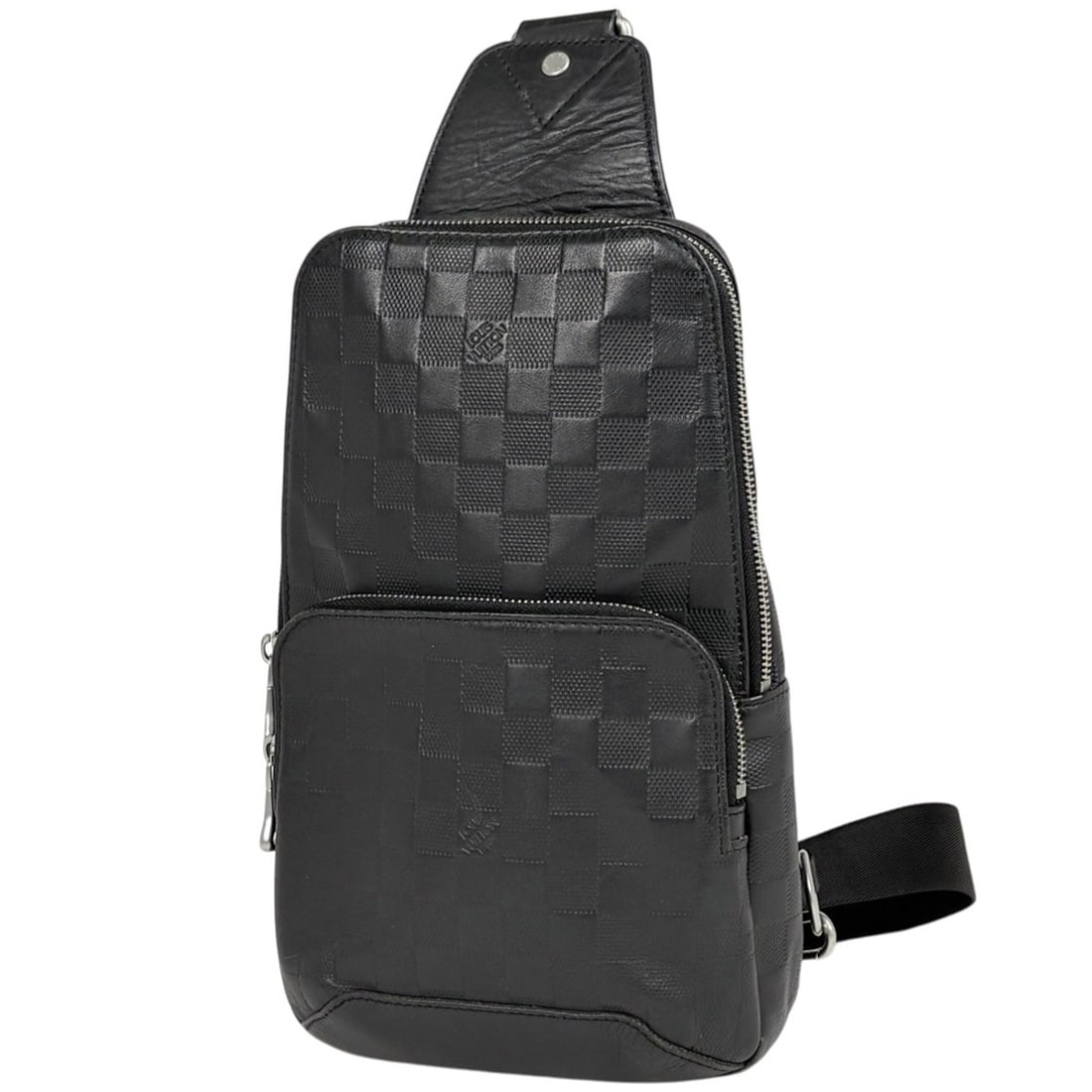 Louis Vuitton Avenue Sling Bag Shoulder Damier Infini Onyx (Black) N41720 Men's: --- Catalog ---Category: SizeSize (HxWxD): 30.5cm x 18cm x 5cm / 12'' x 7.08'' x 1.96''Category: DesignType: Shoulder bagColor: Black, OnyxGender: MenMaterial: Damier Infini Category: GeneralBrand: Lo