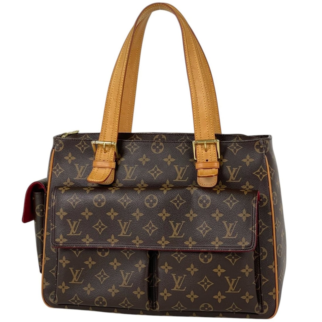 Louis Vuitton Multipli Cité Handbag/Shoulder Bag/Tote Bag, Monogram Brown, M51162, Women's: --- Catalog ---Category: SizeSize (HxWxD): 27cm x 36cm x 11.5cm / 10.62'' x 14.17'' x 4.52''Category: DesignType: Handbag, Tote bagColor: BrownGender: WomenMaterial: Monogram Category: GeneralBrand: L